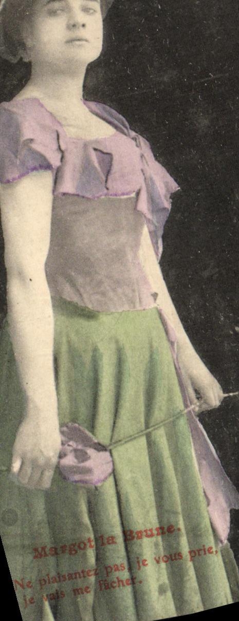 CPA Fantaisie Femme Margot la Brune 