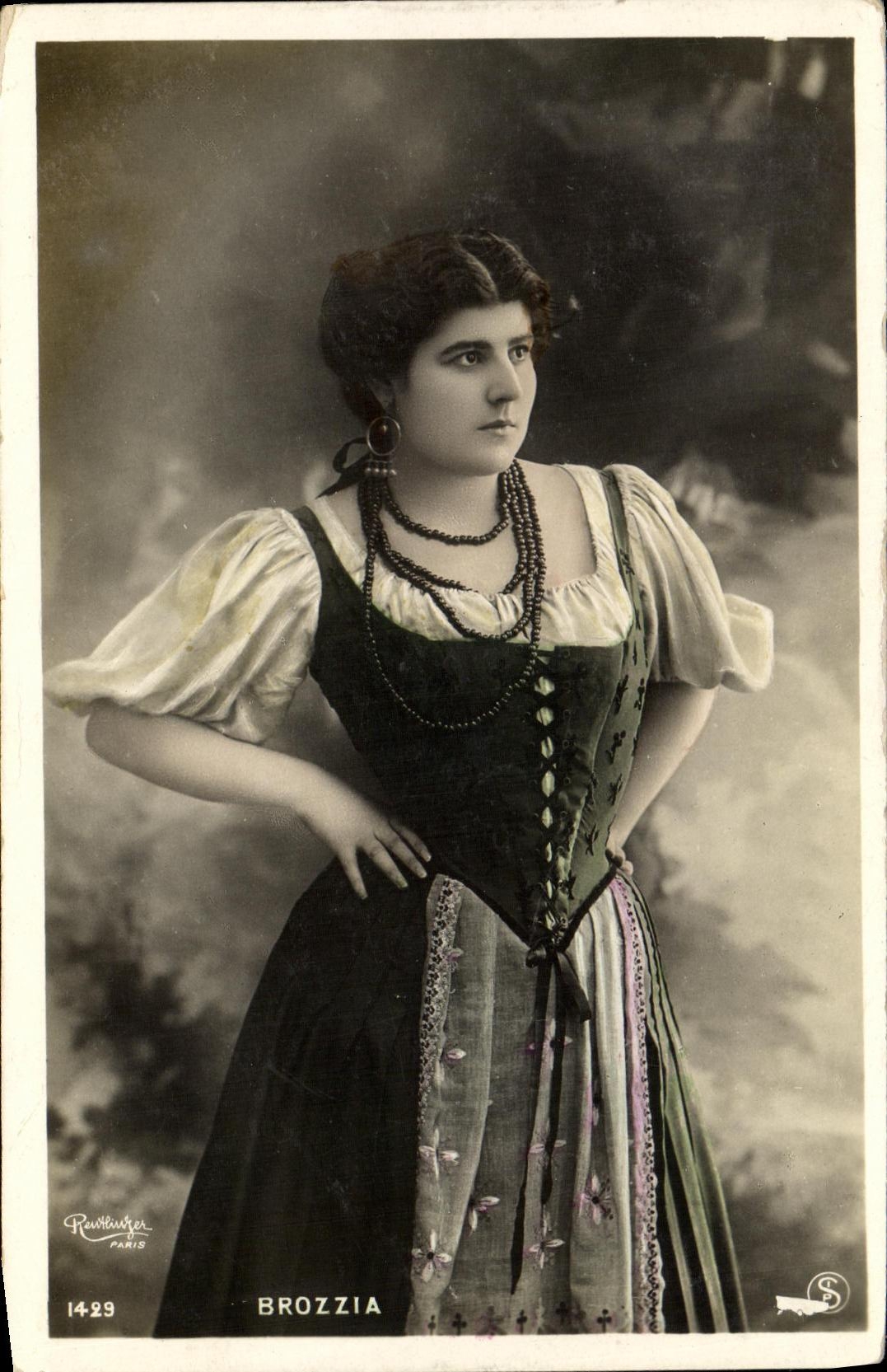CPA Fantaisie Femme Brozzia