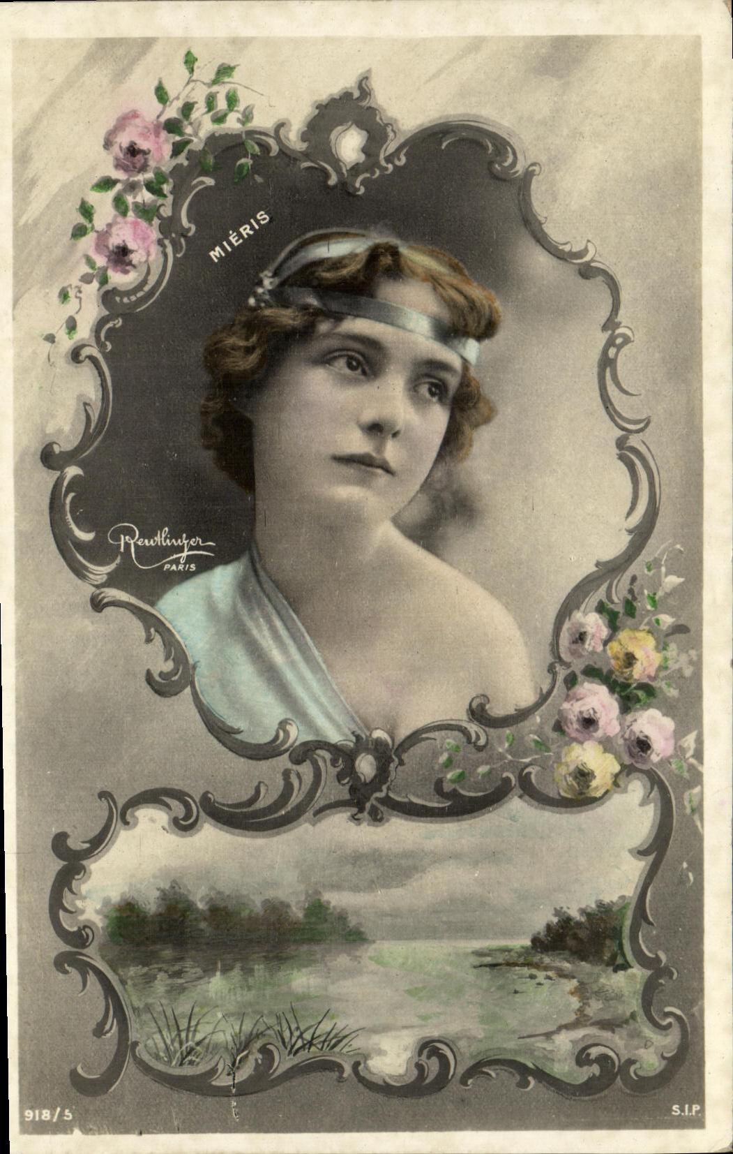 CPA Fantaisie Femme Mieris