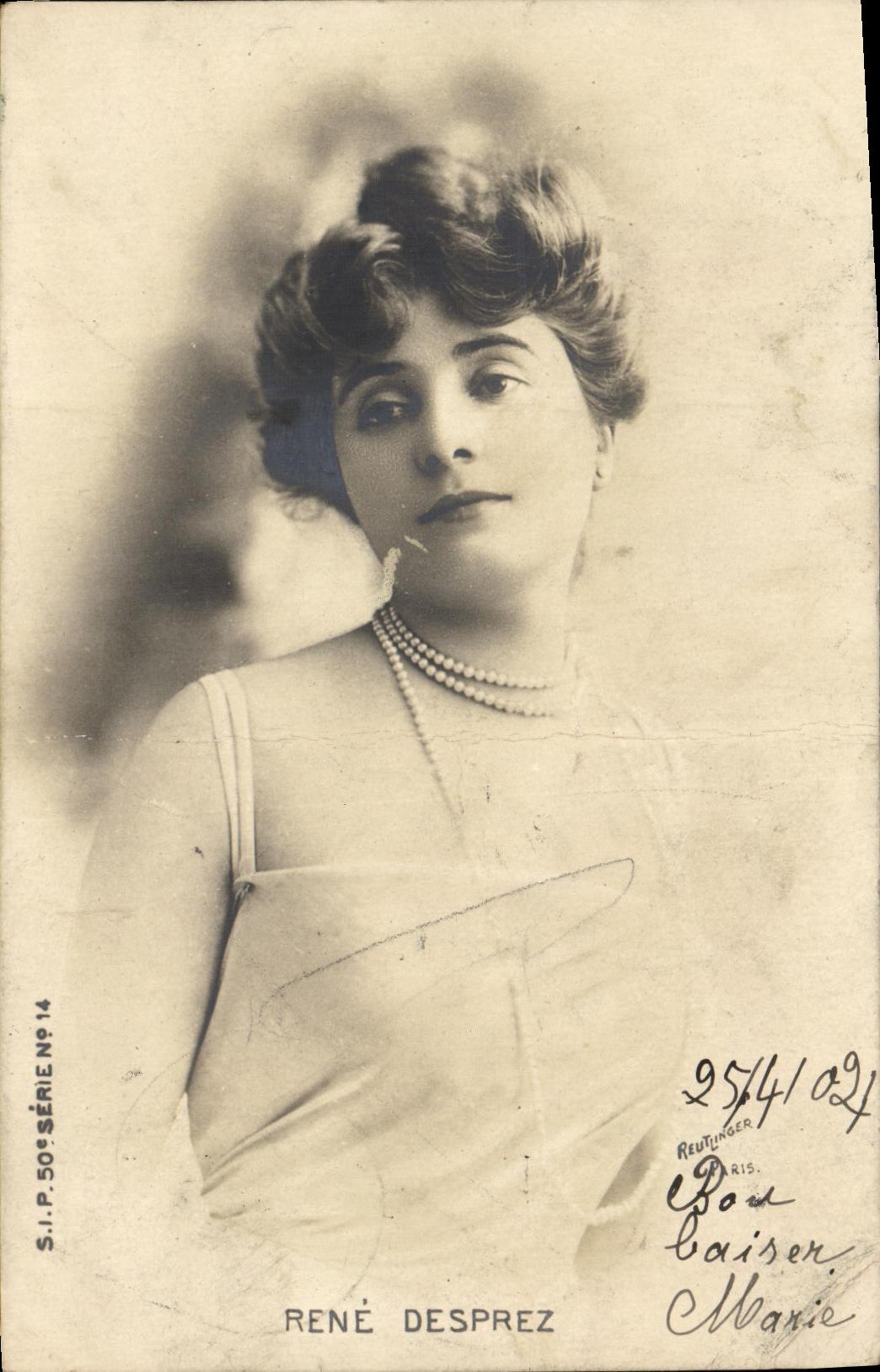 CPA Fantaisie Femme Rene Desprez