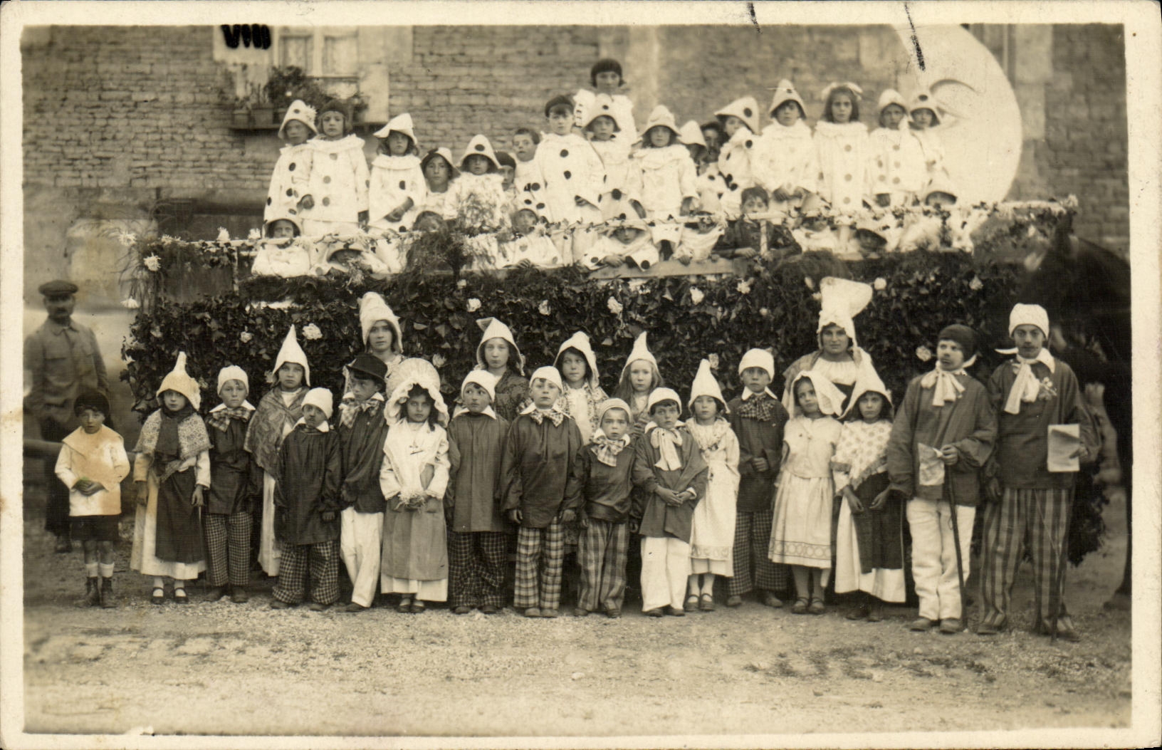 Real photo Caen Children Carnival the Moon