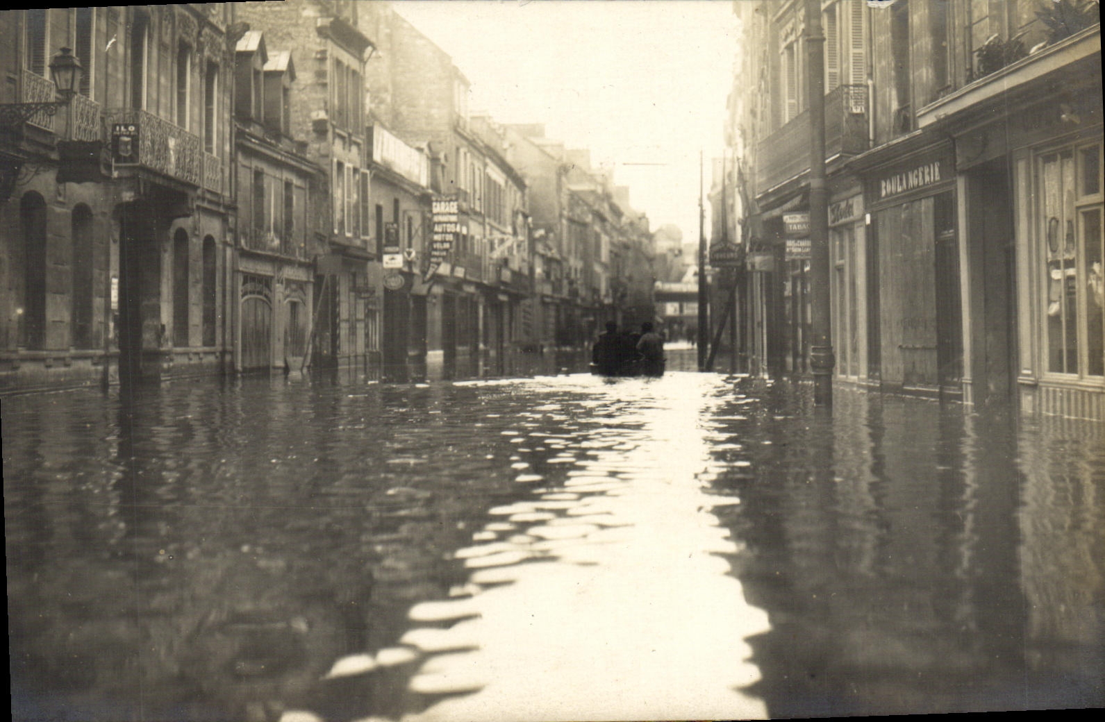 Real photo Caen Floods of 1925