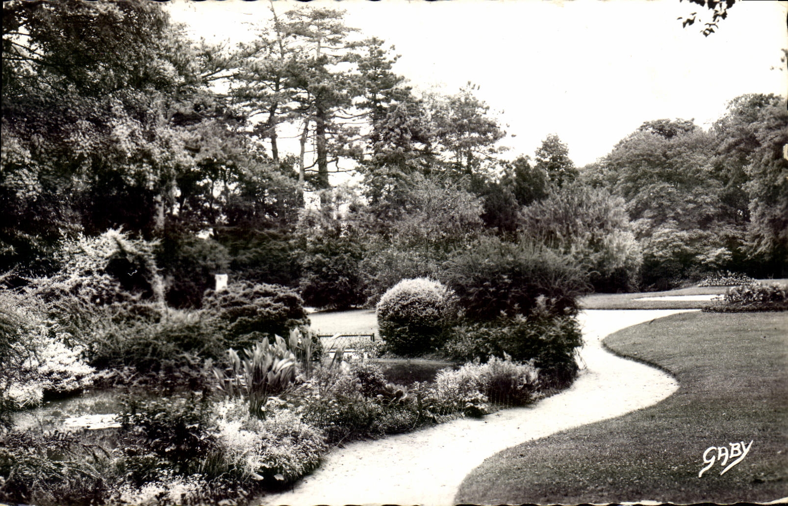 CPSM Caen the Botanical garden