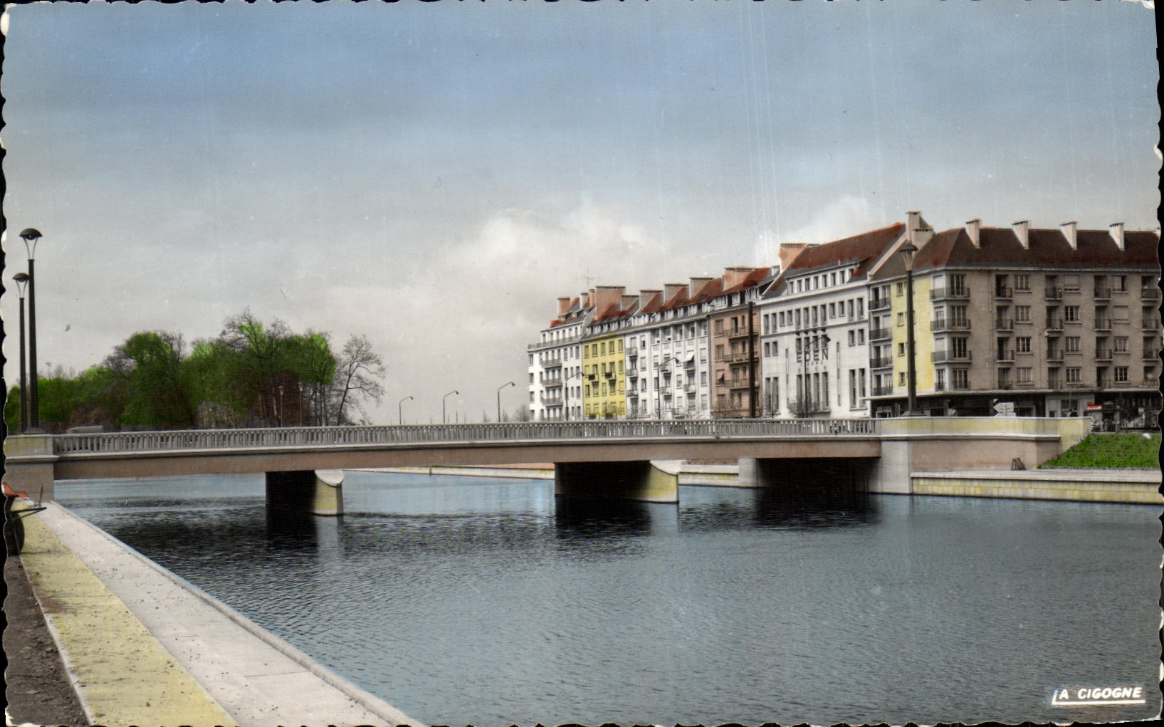 CPSM Caen the Bridge Bir Hakeim