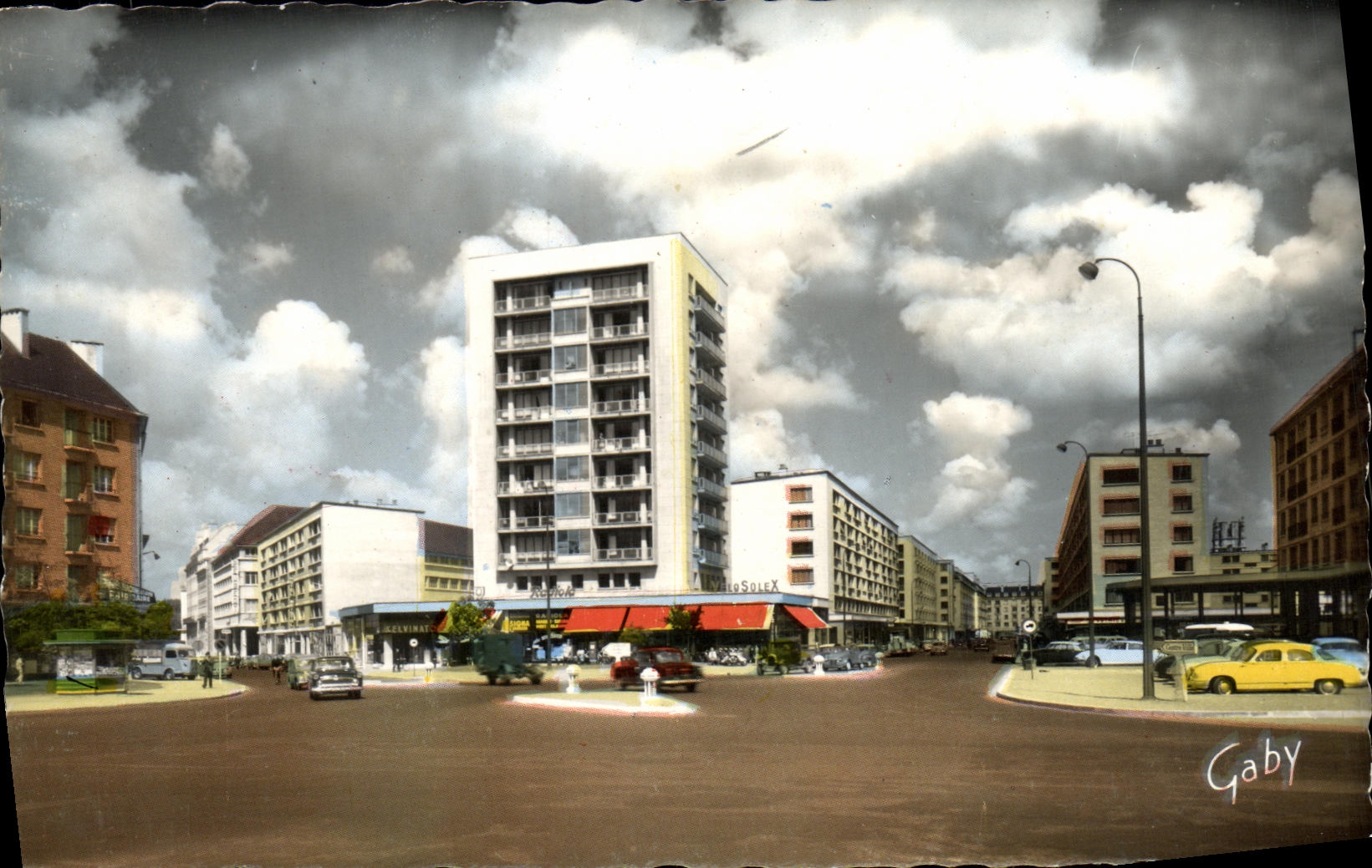 MODERN CARD Caen Street St Jean and Rue of November 11th