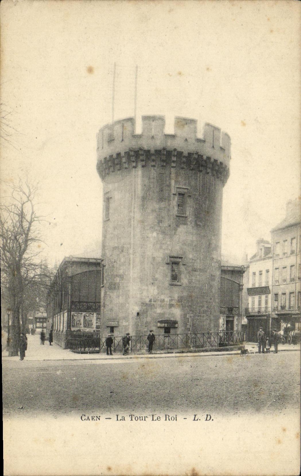 VINTAGE POSTCARD Caen the Tower the King