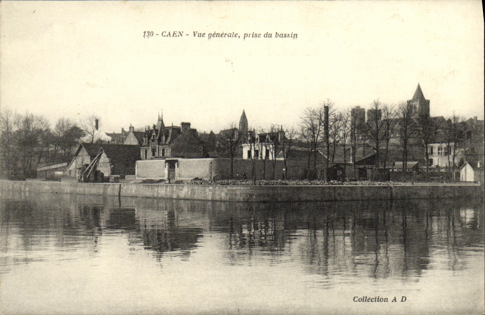 Opinion de Caen de la POSTAL de la VENDIMIA tomada del lavabo