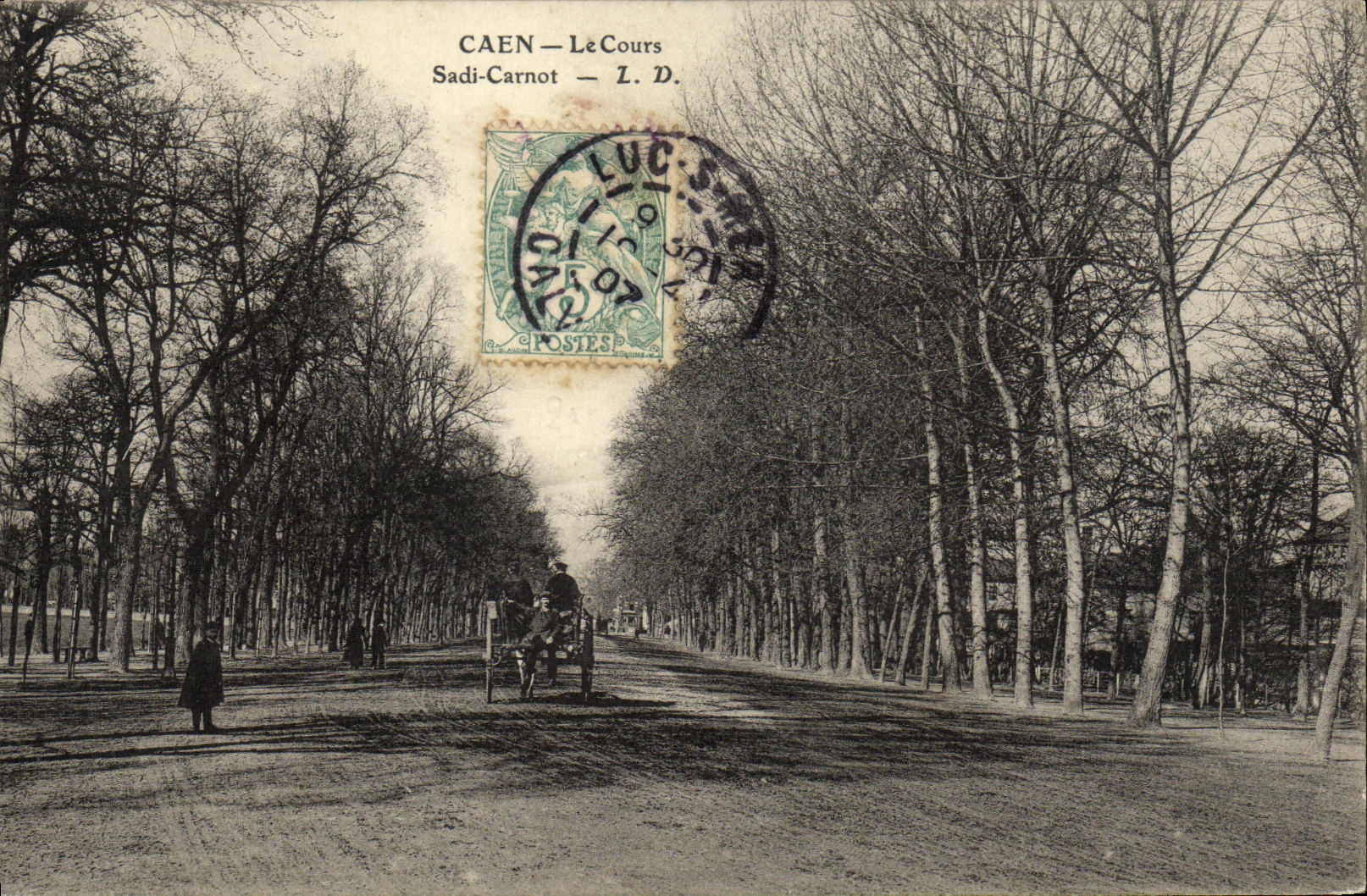 POSTAL Caen Sadi Carnot de la VENDIMIA