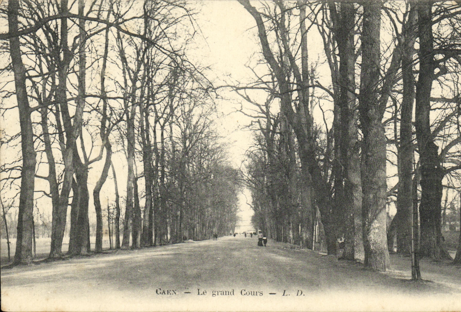 Curso de Caen de la POSTAL de la VENDIMIA gran