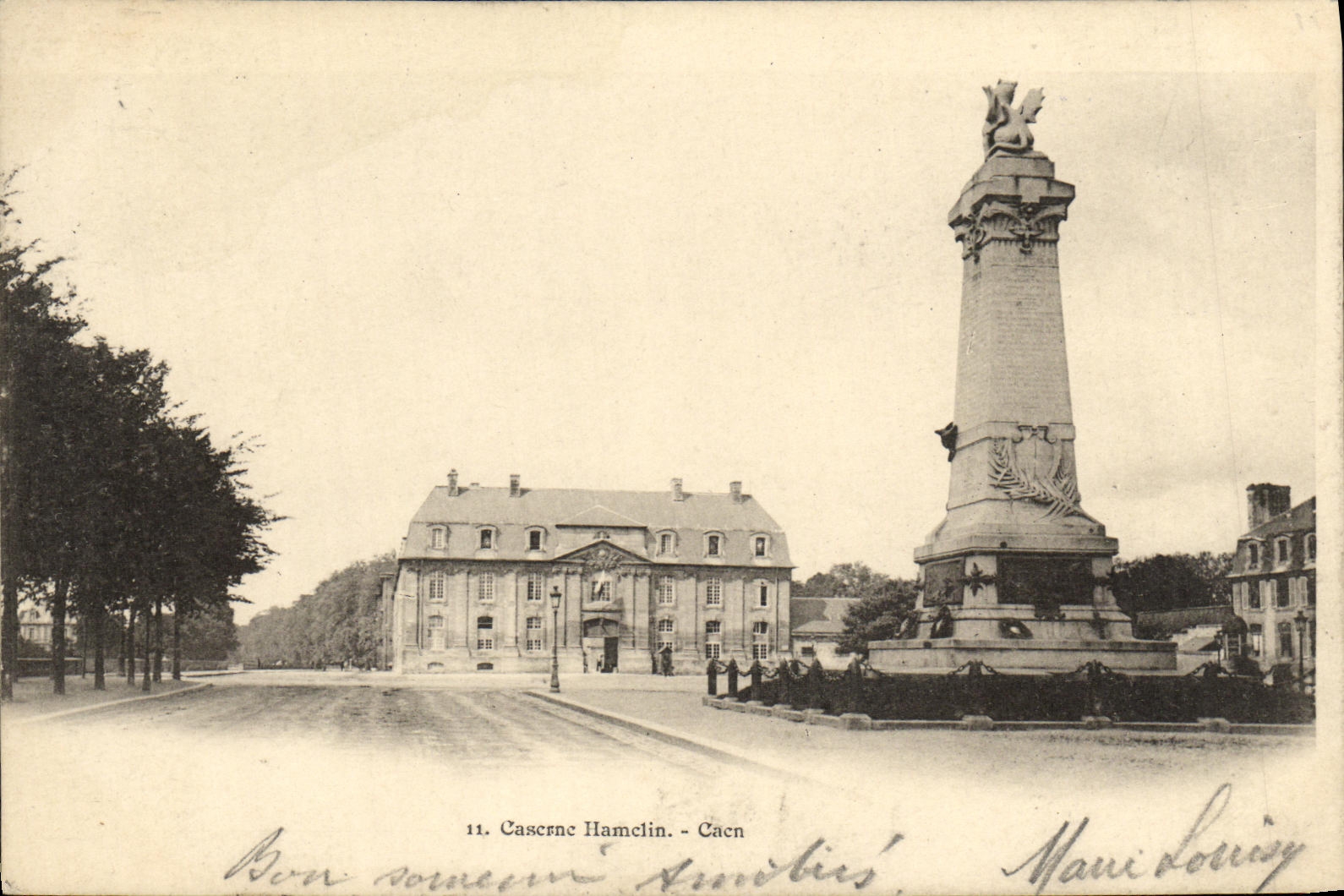 La POSTAL de la VENDIMIA acuartela Hamelin Caen Militaria