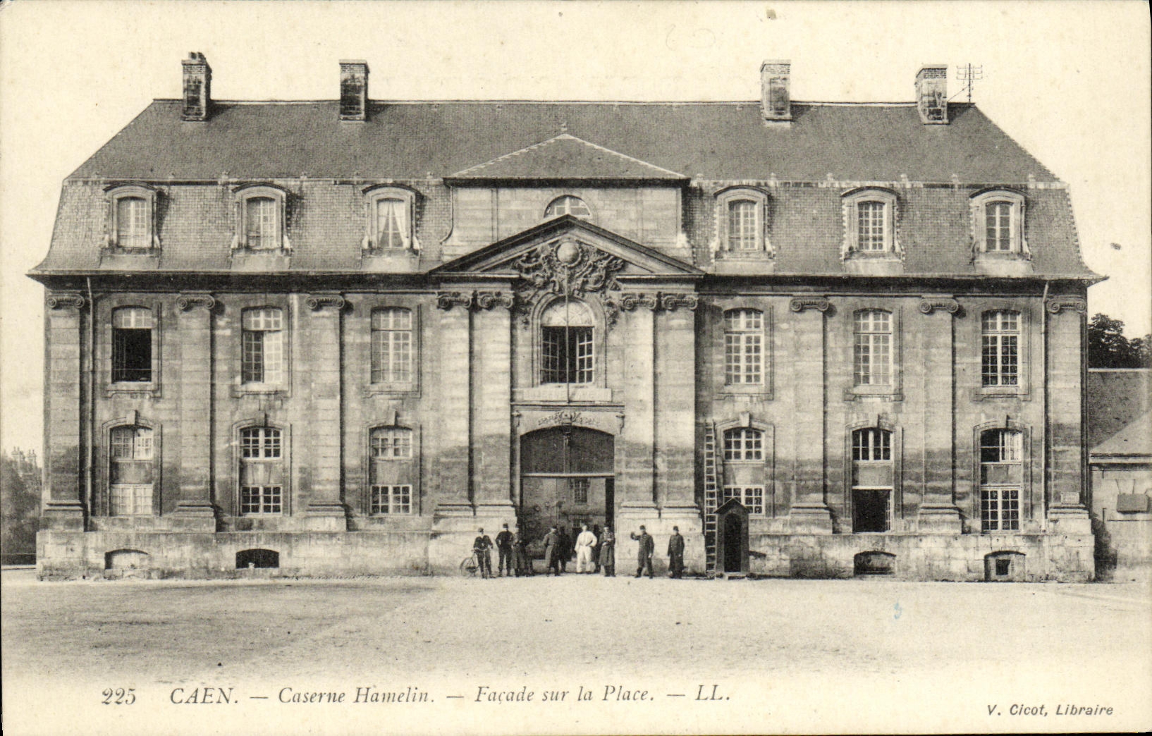 La POSTAL Caen de la VENDIMIA acuartela el ataque frontal de Hamelin en el lugar de Militaria