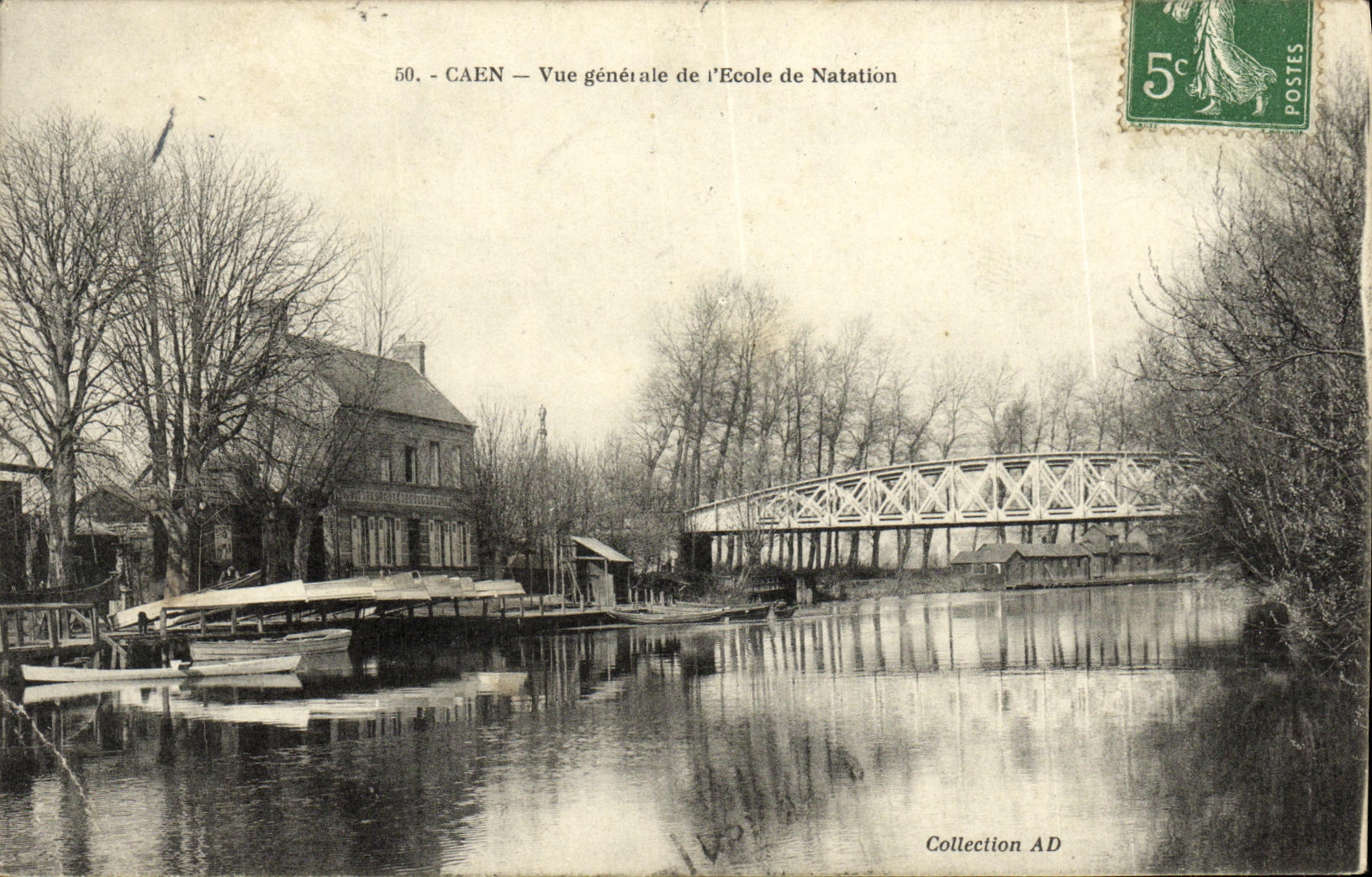 Opinion de Caen de la POSTAL de la VENDIMIA de L escuela de natacion