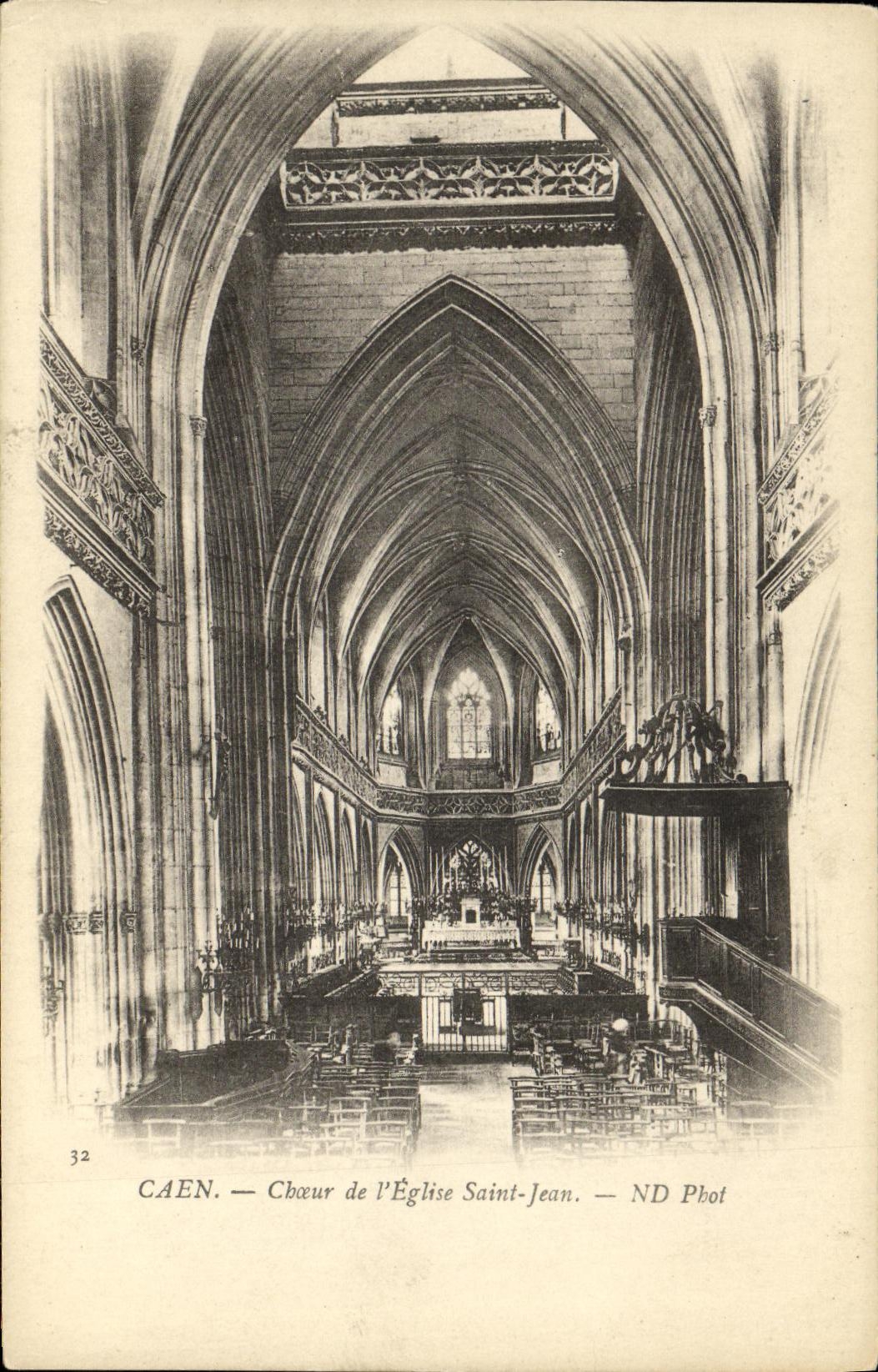 Estribillo de Caen de la POSTAL de la VENDIMIA de L iglesia Jean Saint