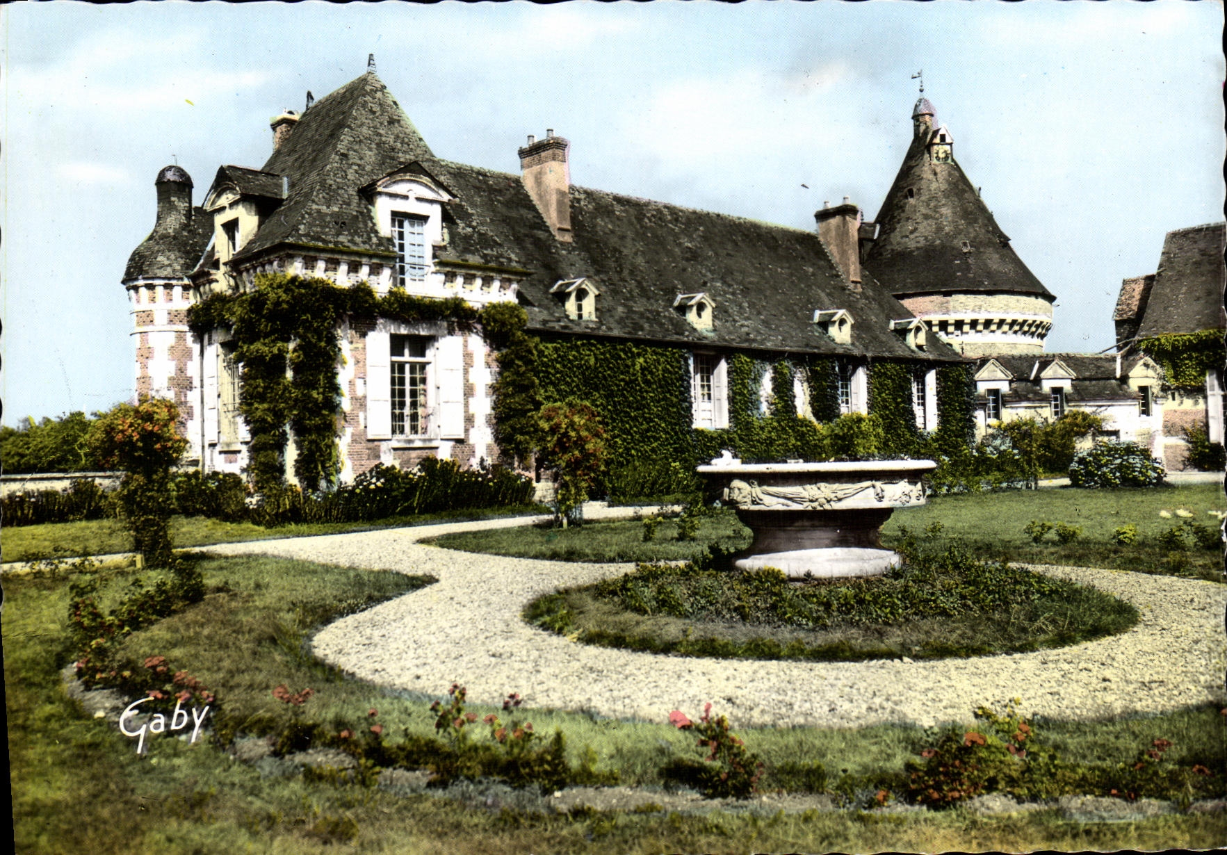 MODERN CARD Norman Manor And Castle Fumichon