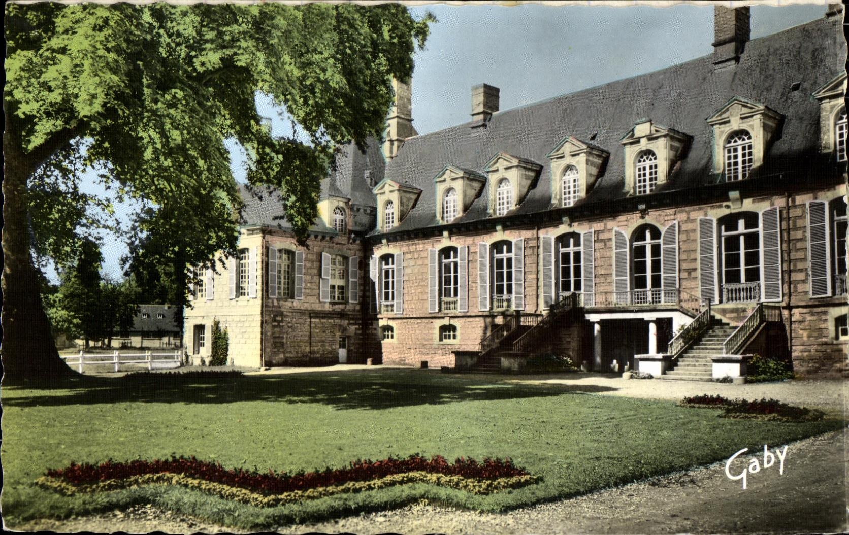 CPMA Fervaques the castle and L staircase D honor