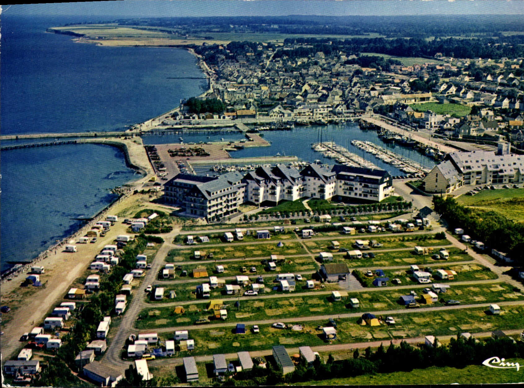 MODERN CARD Grandcamp Maisy Seen air