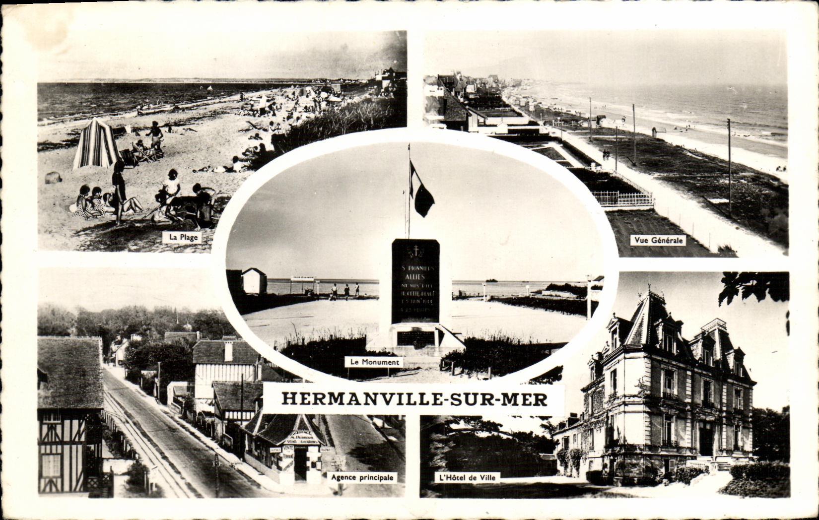 POSTAL MODERNA Hermanville en el mar