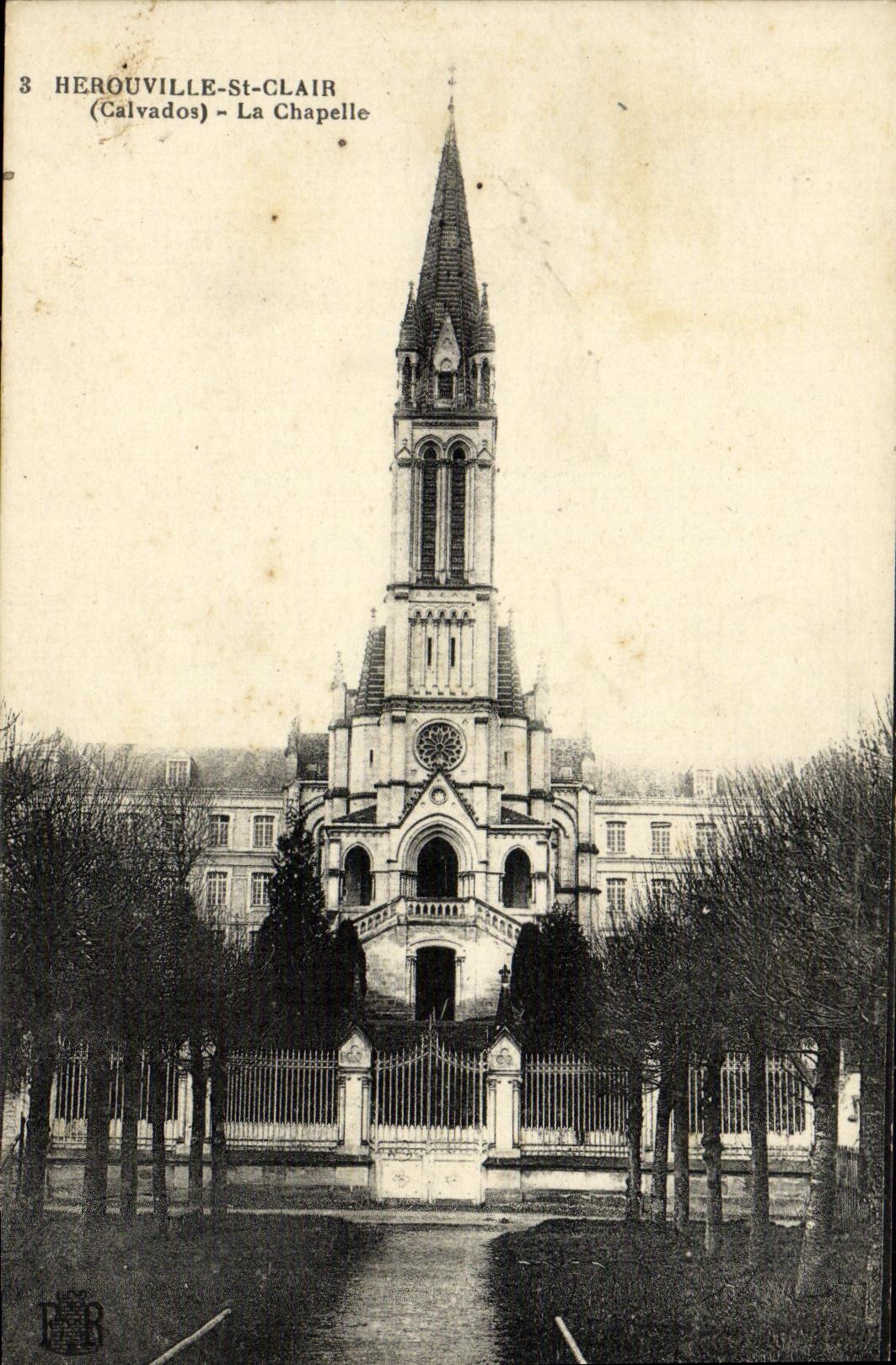 VINTAGE POSTCARD Herouville St Clearly La Chapelle