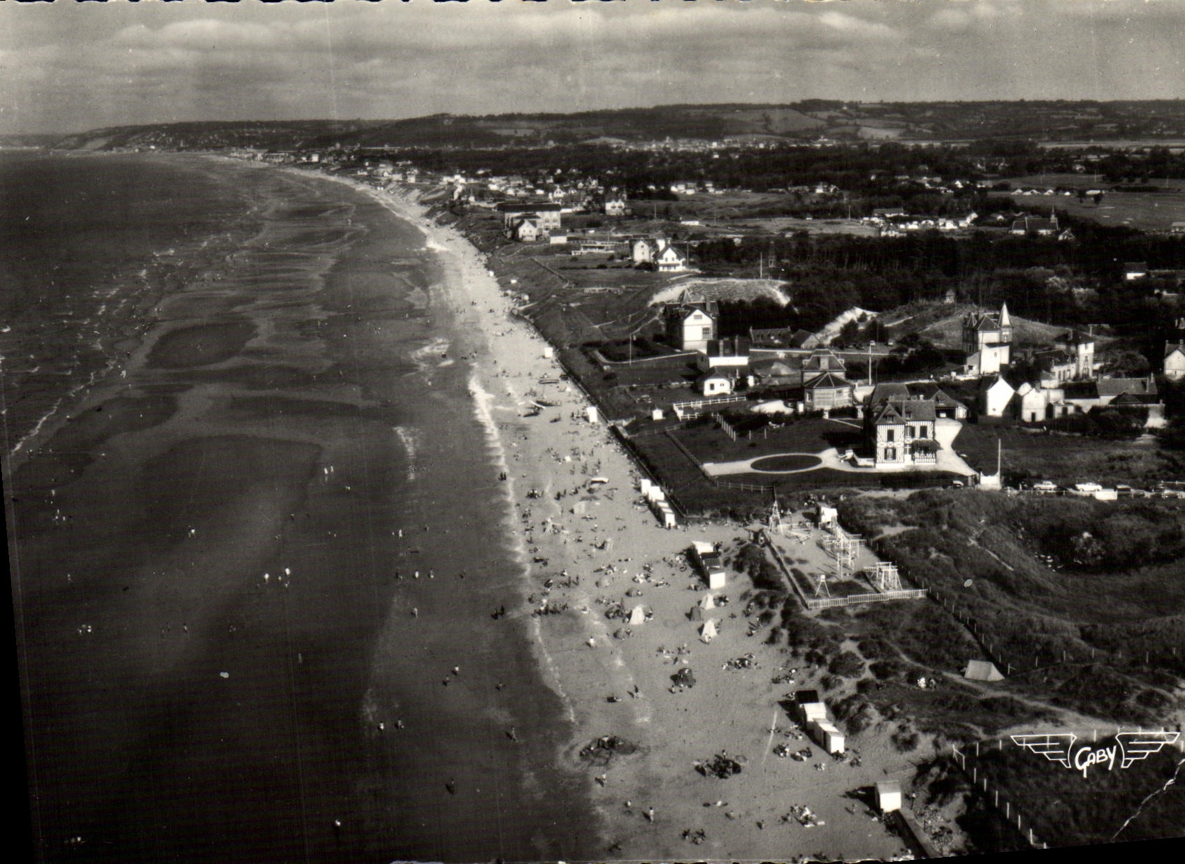 MODERN CARD France Seen of Sky the Home on Sea View