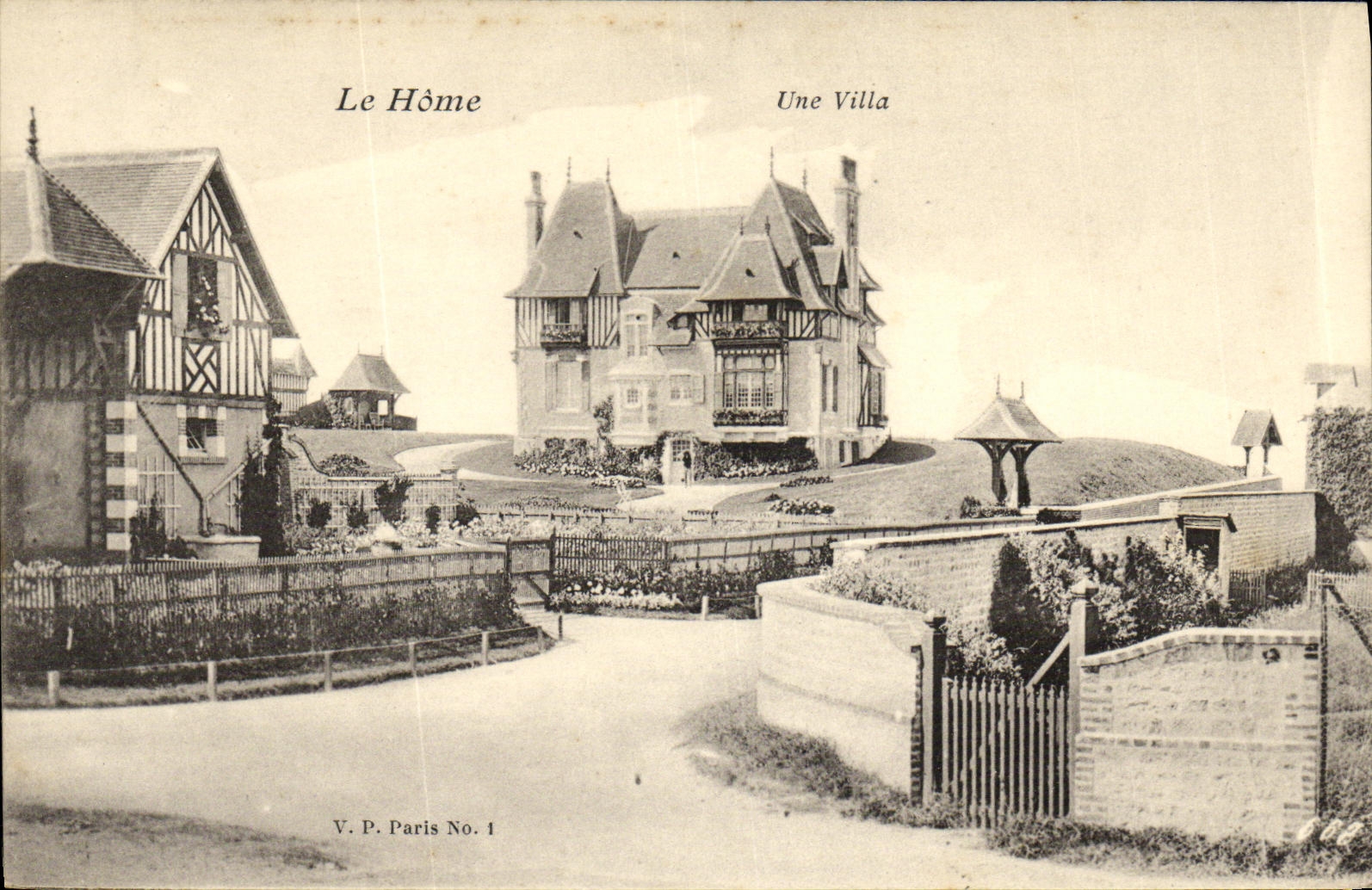 VINTAGE POSTCARD the Home a Villa