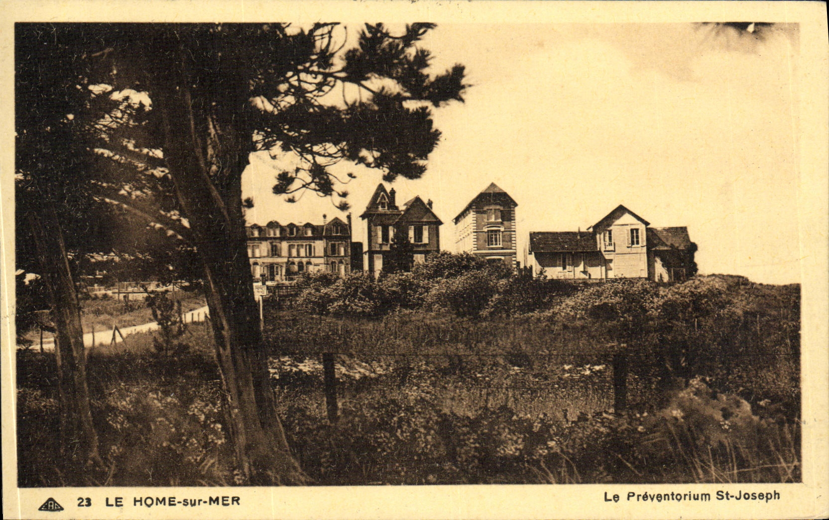 VINTAGE POSTCARD the Home on Sea the Observation sanatorium St Joseph