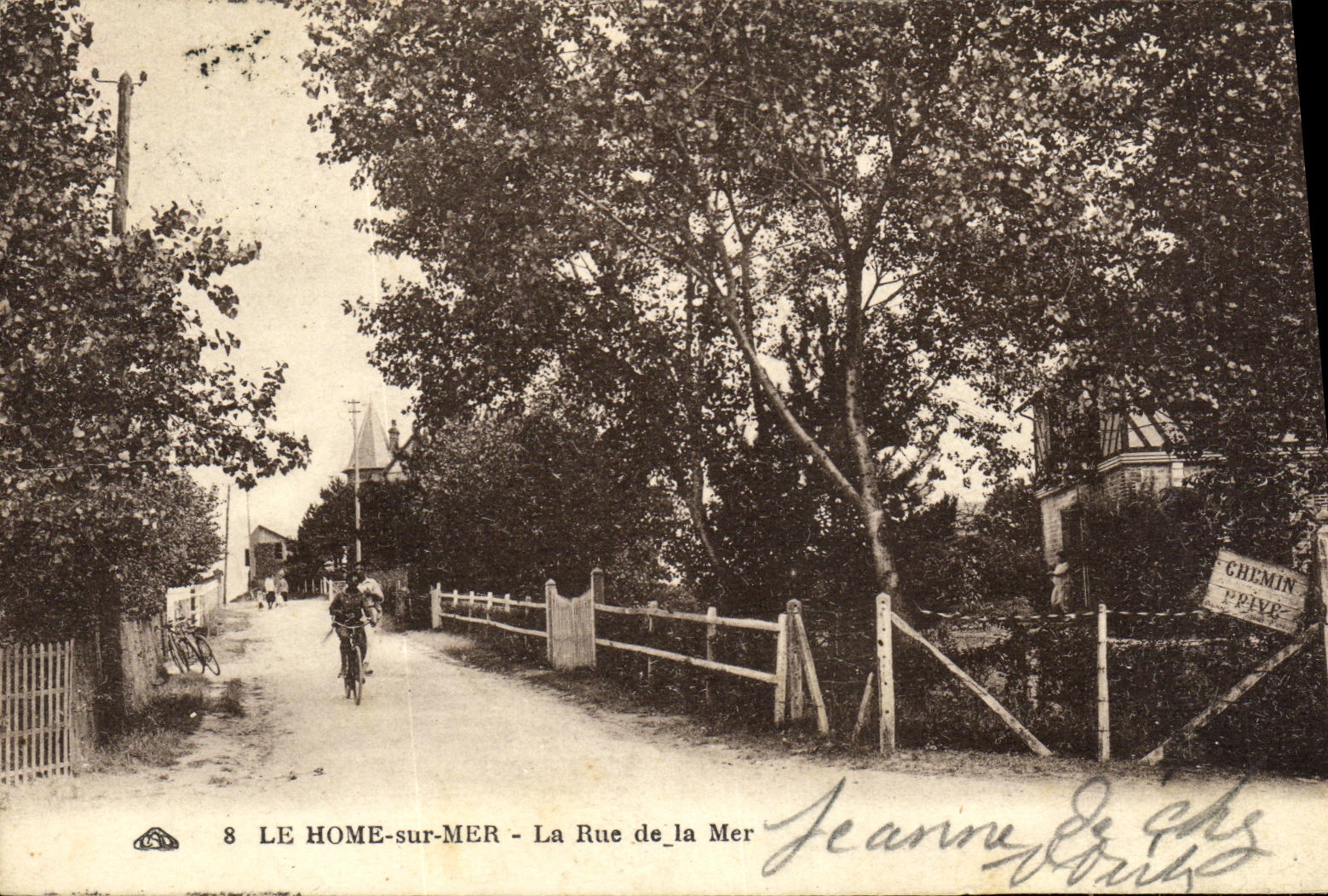 VINTAGE POSTCARD the Home on Sea the Street of the Sea