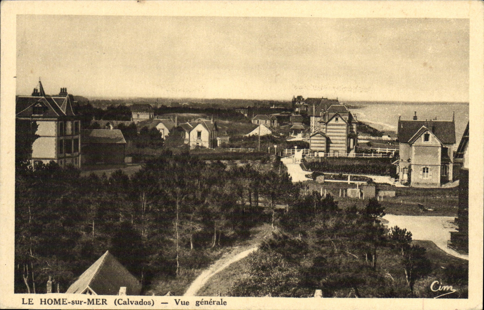 CPA Le Home Sur Mer Vue Generale