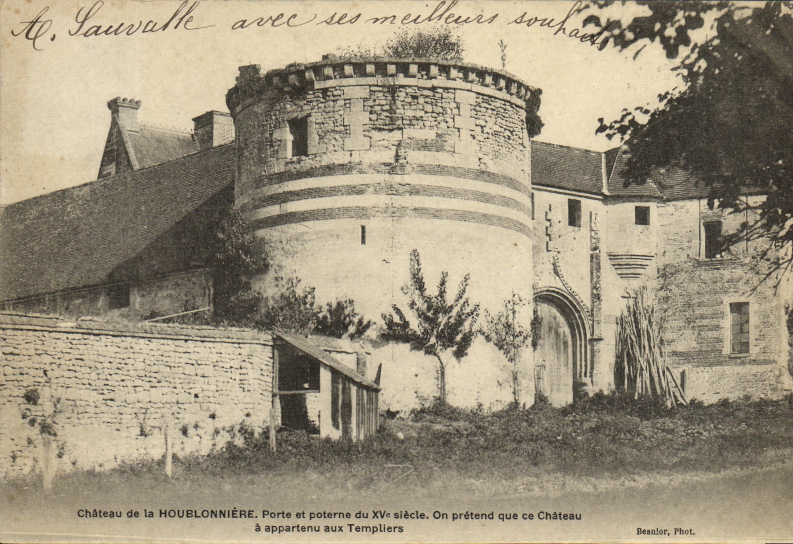 VINTAGE POSTCARD the Hop field Carries and Postern