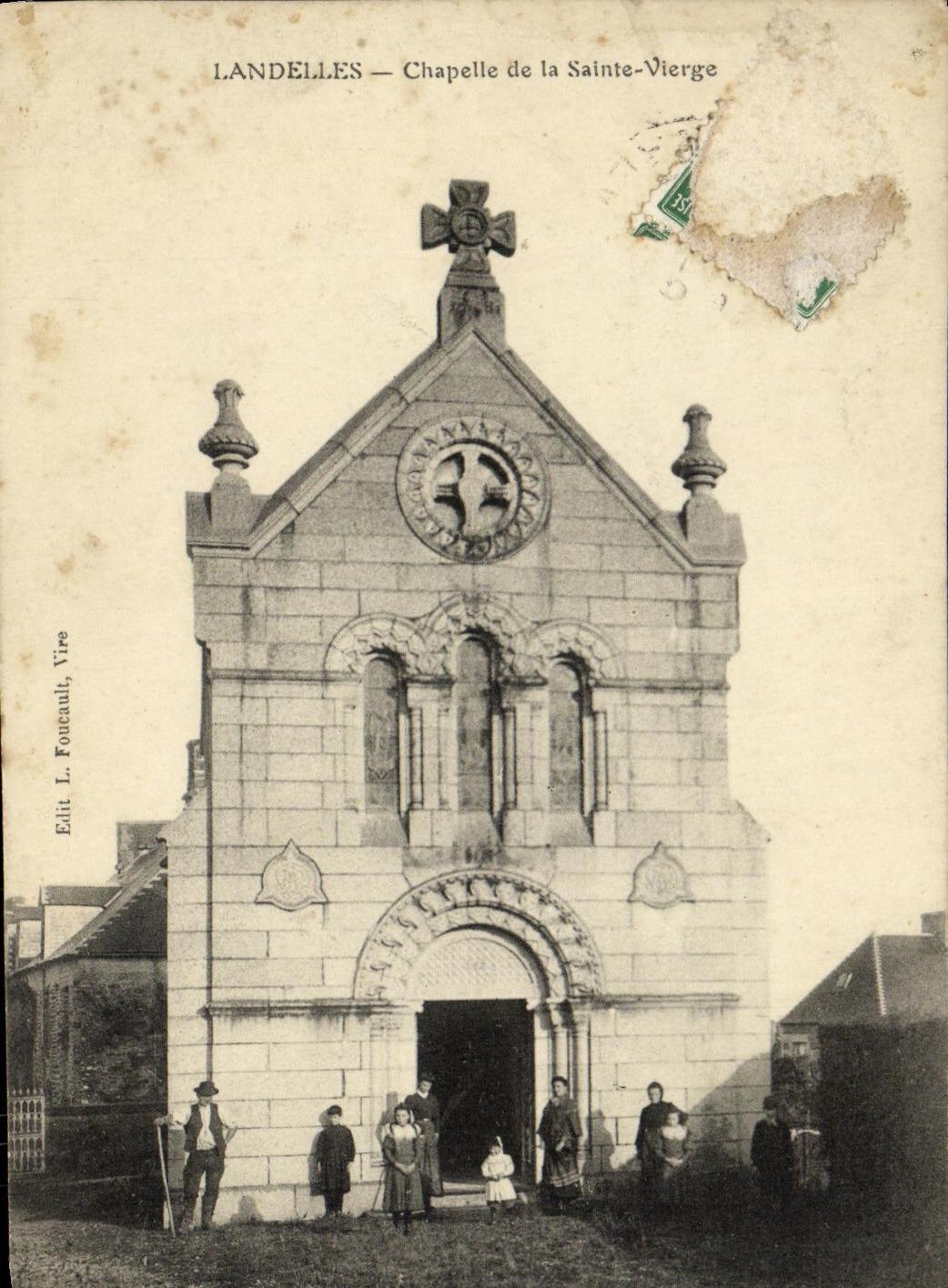 CPA Landelles Chapelle de la Sainte Vierge