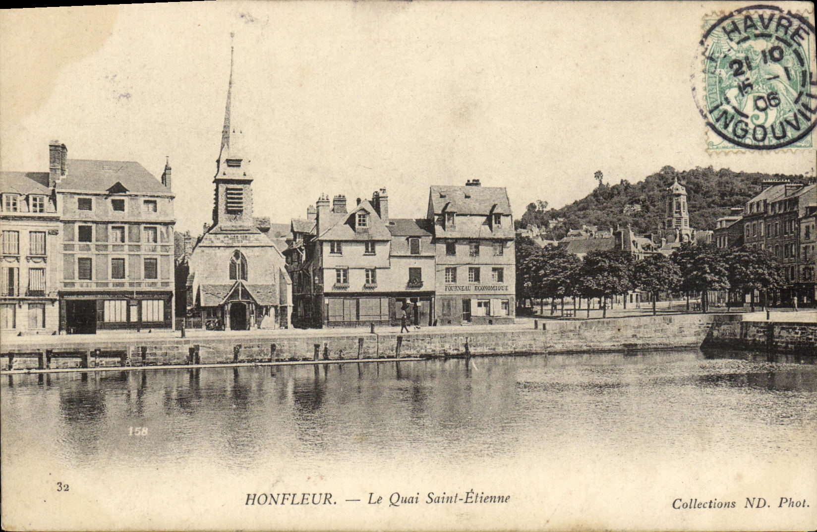 CPA Honfleur Le Quai Saint Etienne