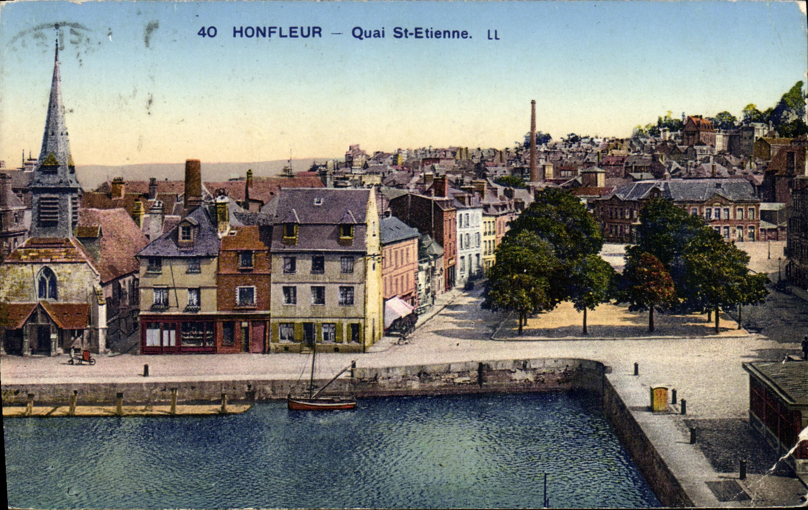 CPA Honfleur Le Quai St Etienne