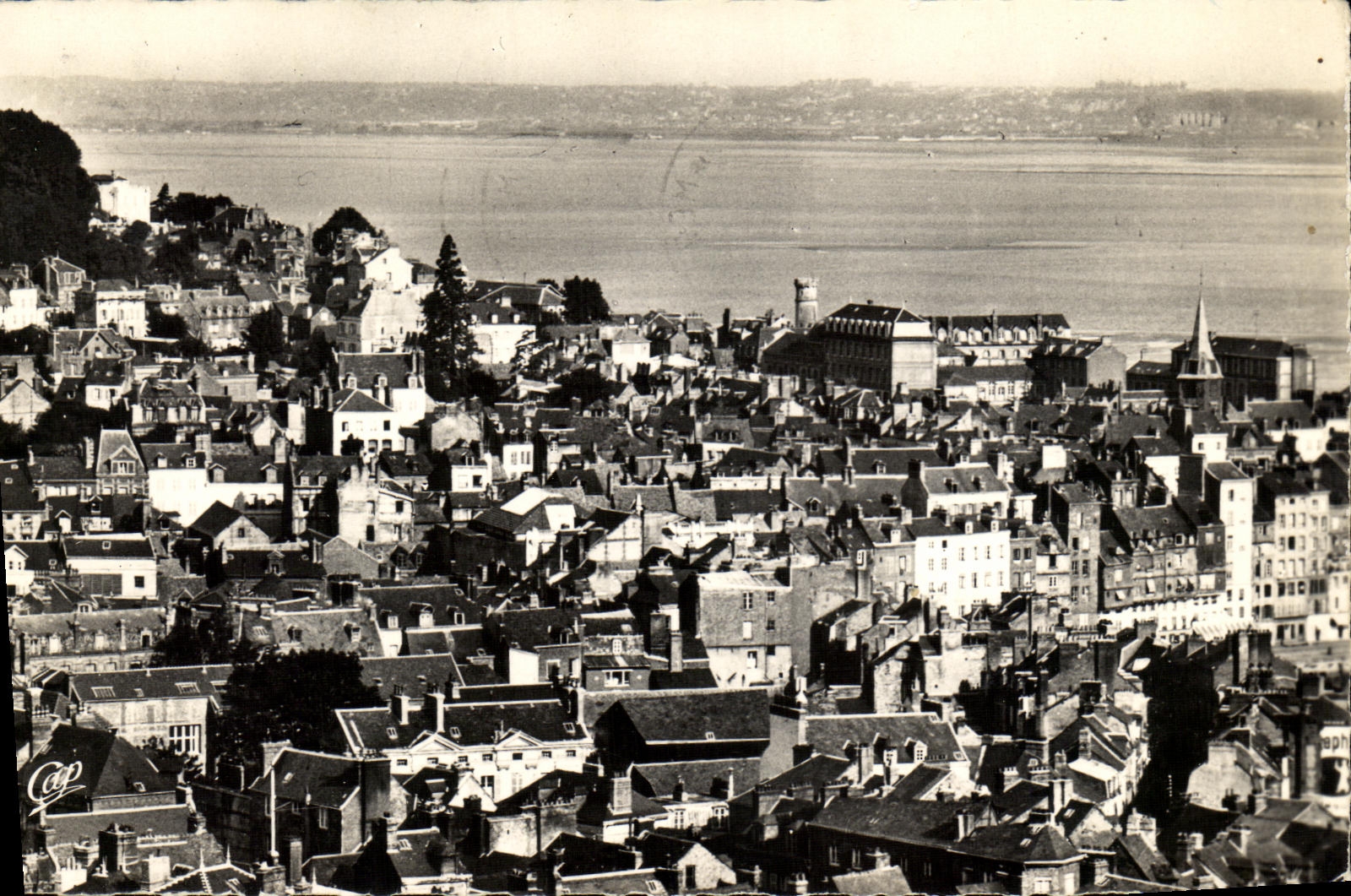 CPM Honfleur Panorama Vers Honfleur et le Havre