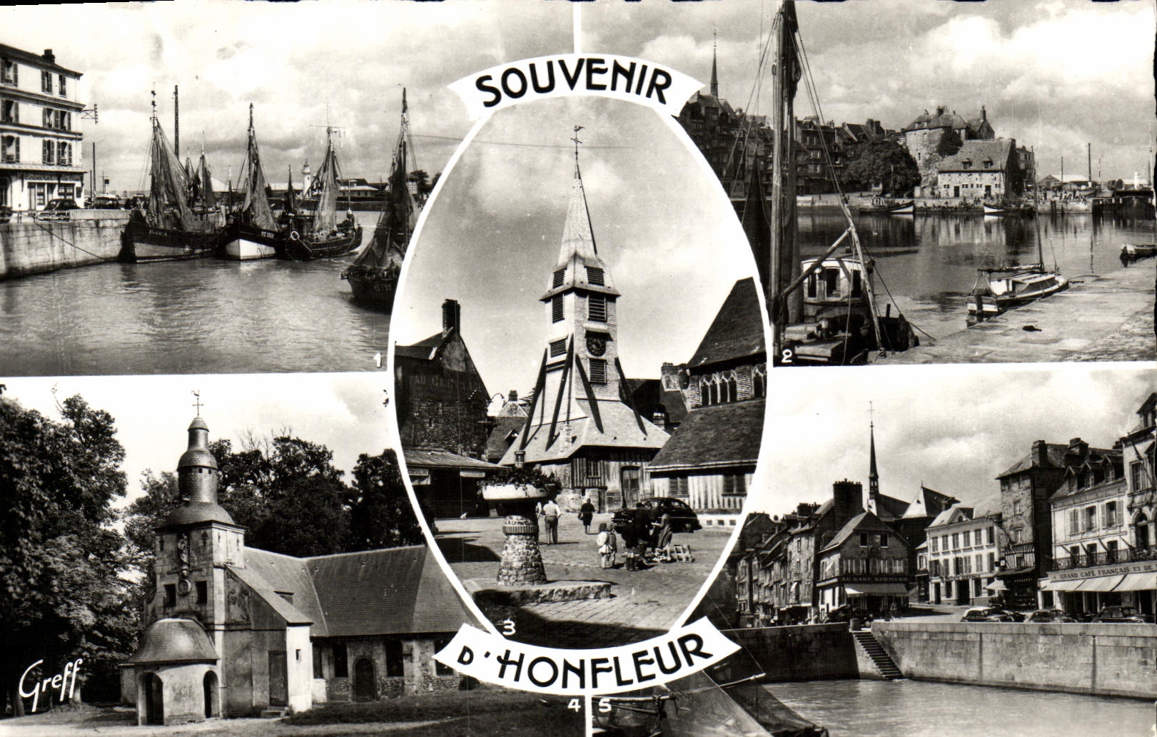 CPM Honfleur Le port et le phare