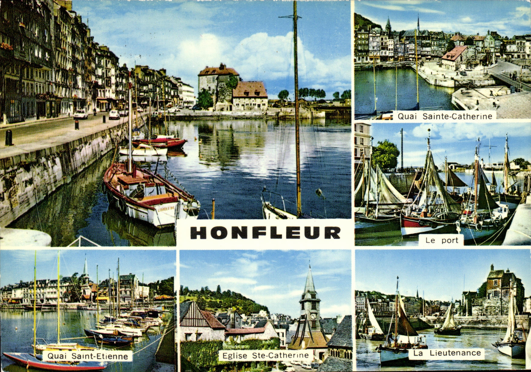 CPM Honfleur Lieutenance Eglise Ste Catherine