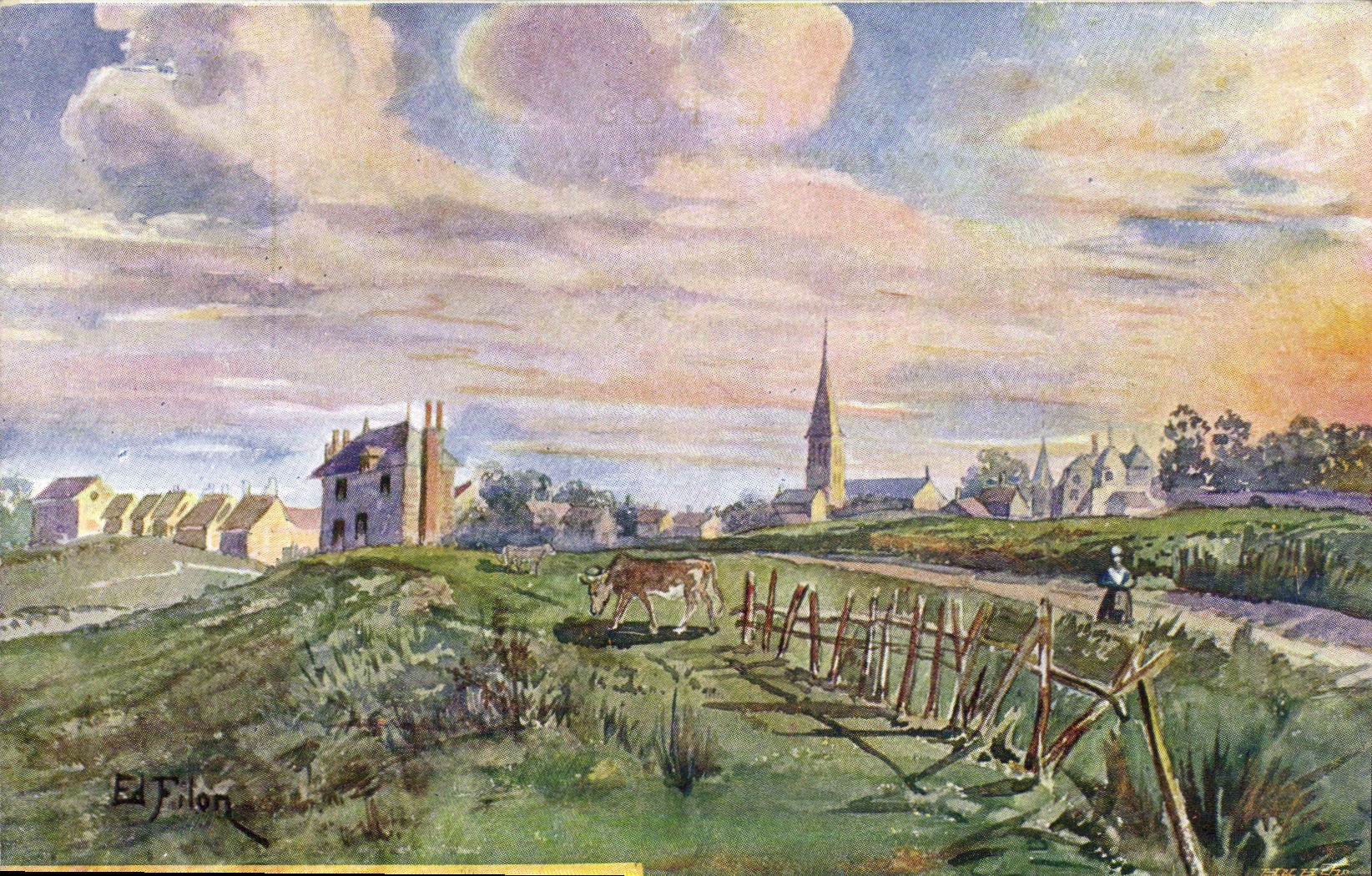 VINTAGE POSTCARD Langrune On Sea View