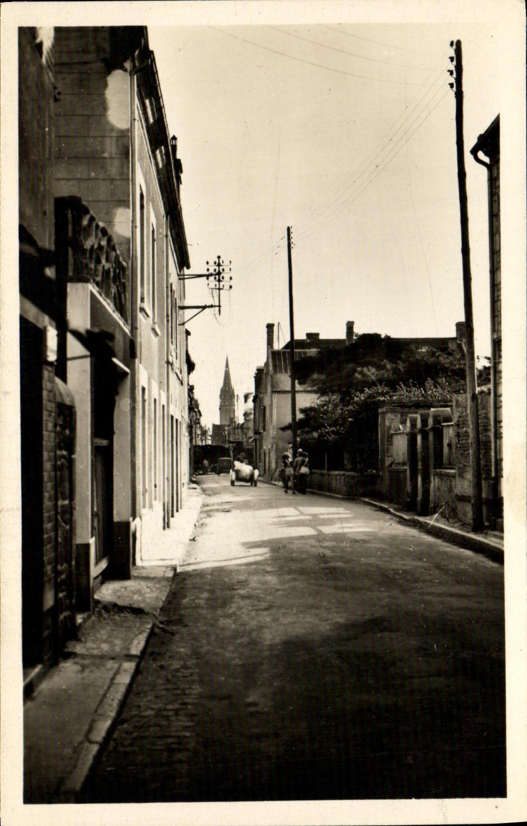 MODERN CARD Langrune On Sea the Street of the sea