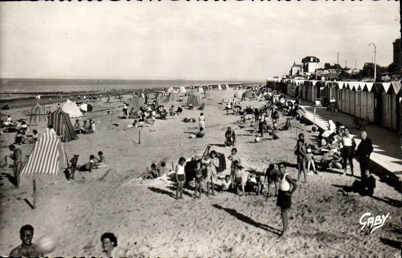 MODERN CARD Langrune On Sea Seen D Beach suit