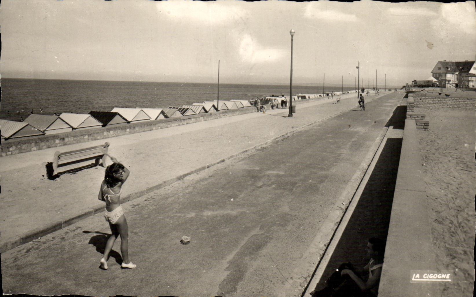 MODERN CARD Langrune On Sea Seen D Together Towards Luc On Sea