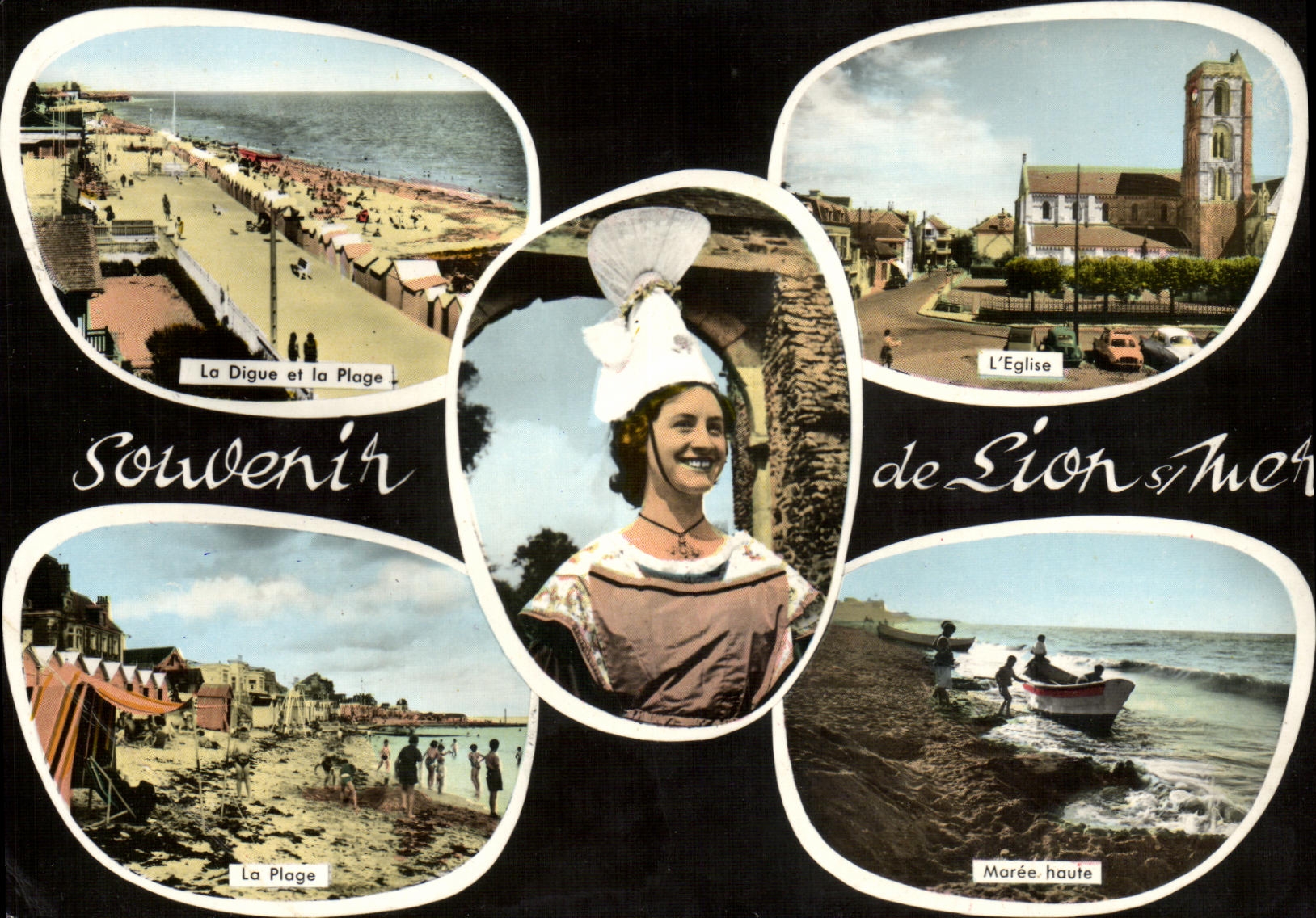 MODERN CARD Lion sur Mer Folklore