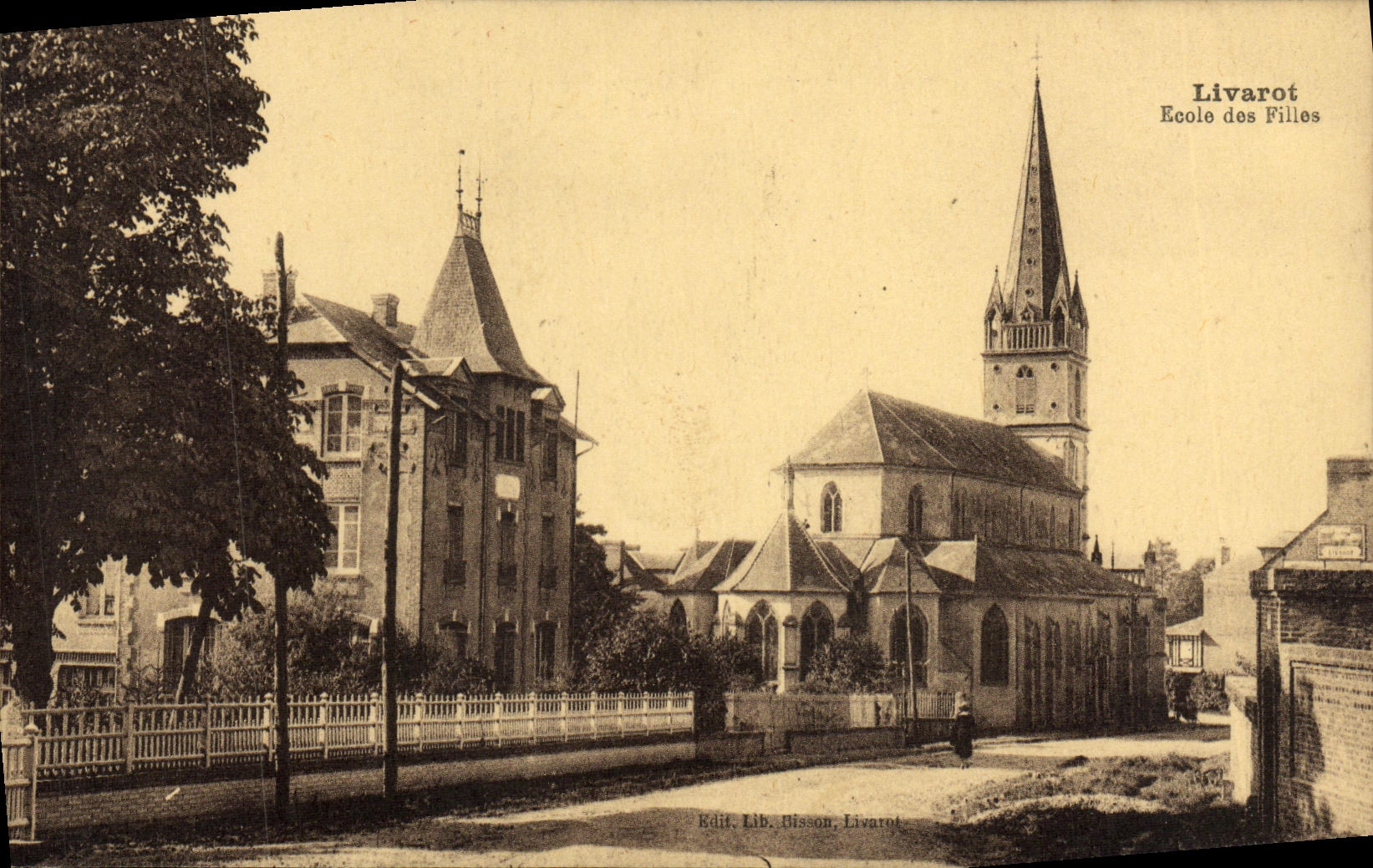 CPA Livarot Ecole des Filles