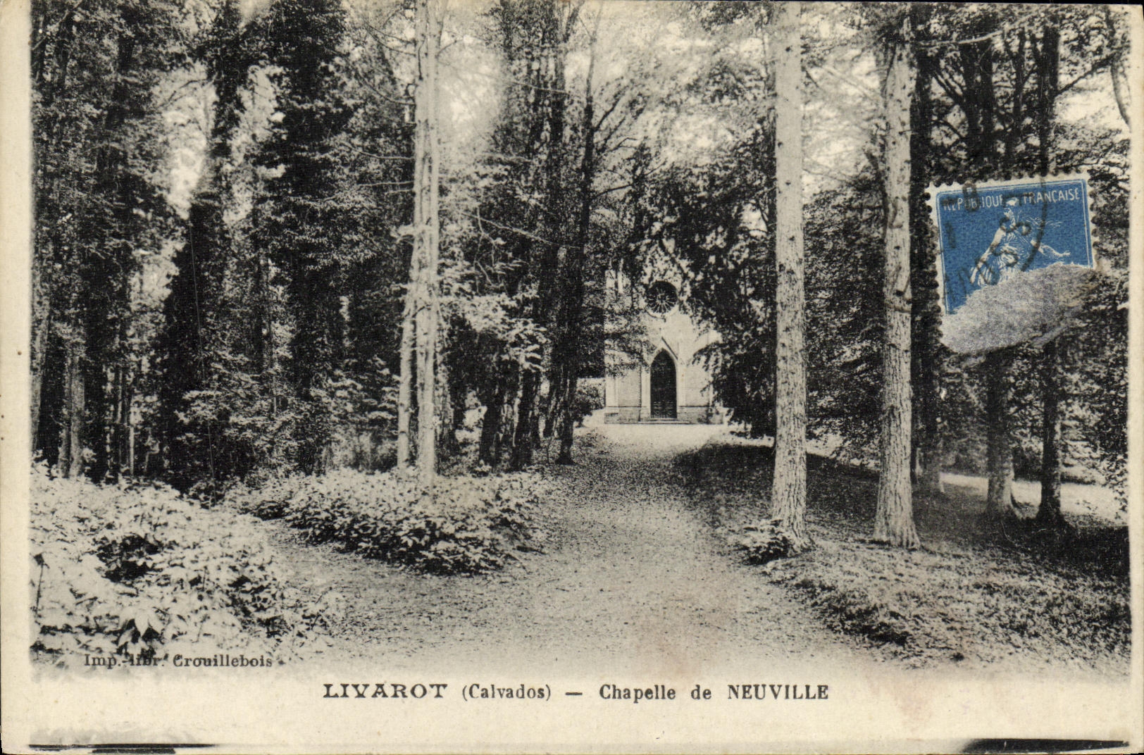 CPA Livarot Chapelle de Neuville