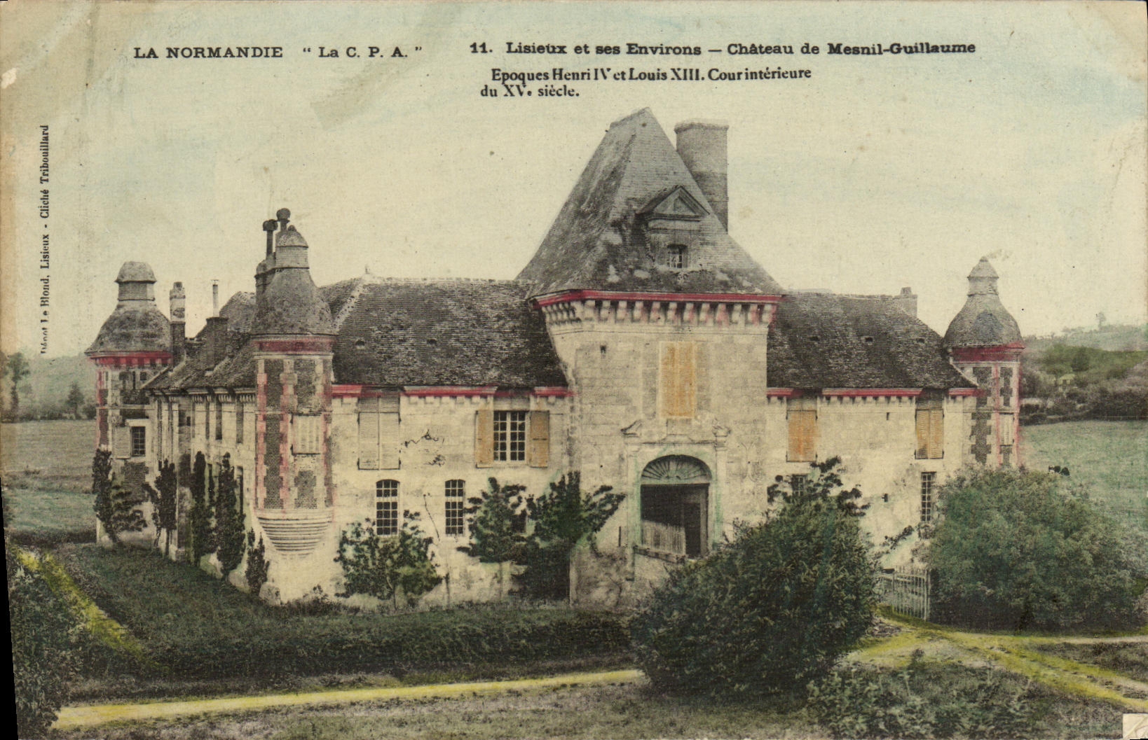CPA Lisieux et ses Environs Chateau Mesnil Guillaume 