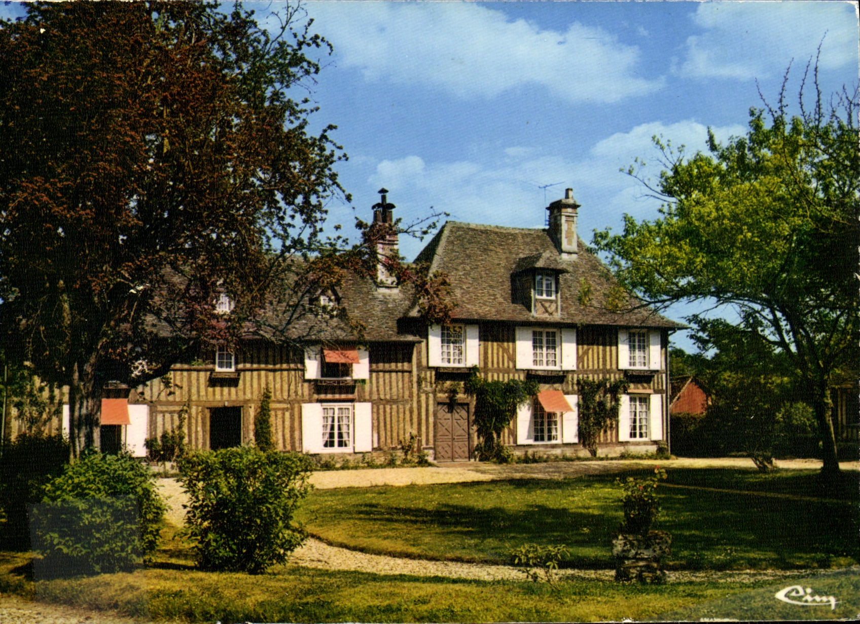 MODERN CARD Manors of the Country D trough the Manor of Perrelle close Mensil Meauger