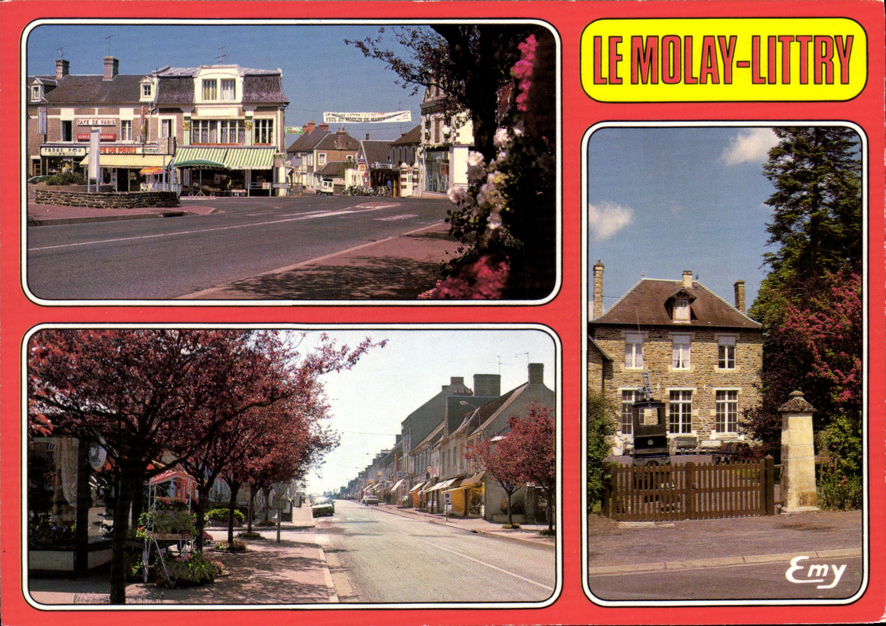 POSTAL MODERNA Molany Littry la encrucijada de Molay Littry