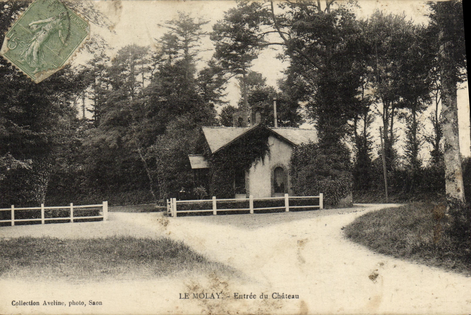 VINTAGE POSTCARD Molay Entered of the Castle