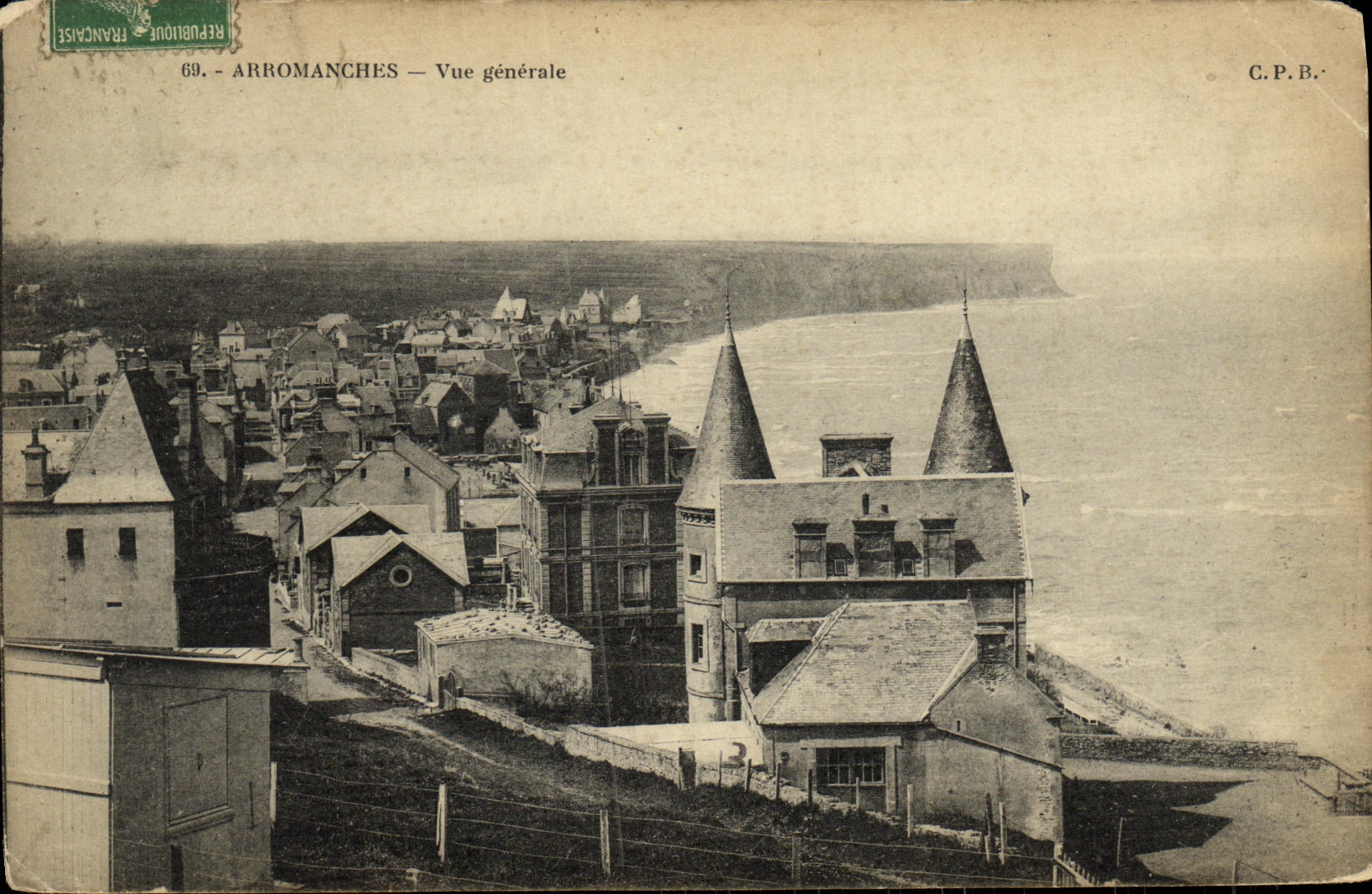 CPA Arromanches Vue Generale