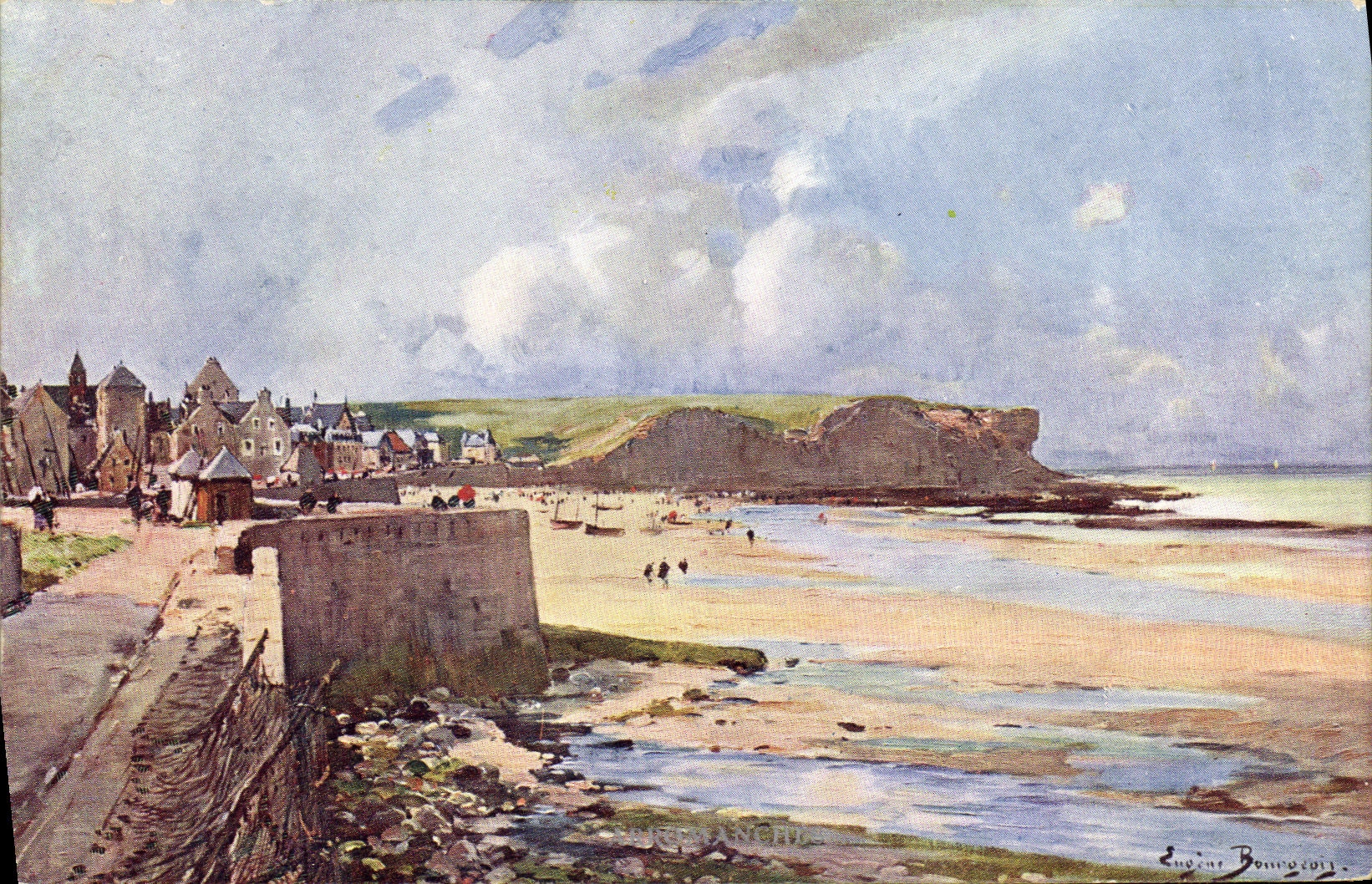 POSTAL Arromanches de la VENDIMIA