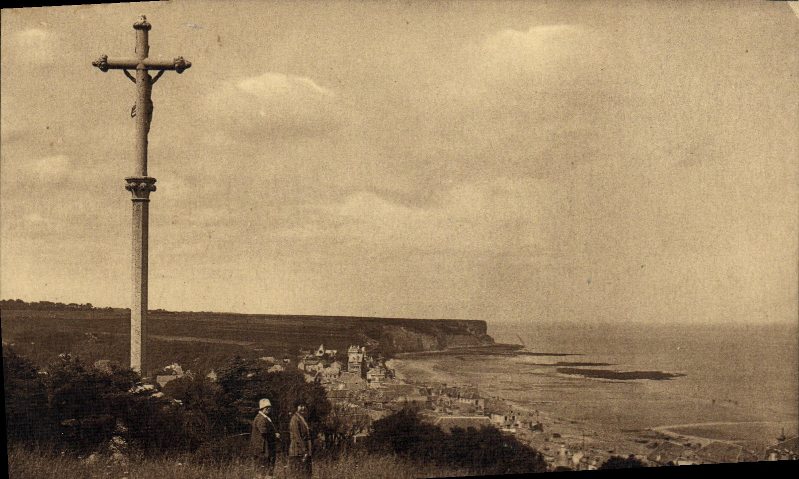 CPA Arromanches les Bains Le Calvaire