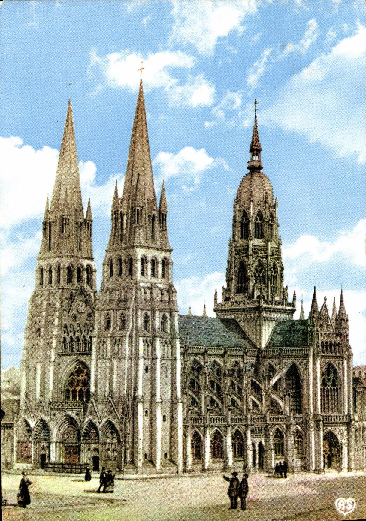 CPM Bayeux La Cathedrale
