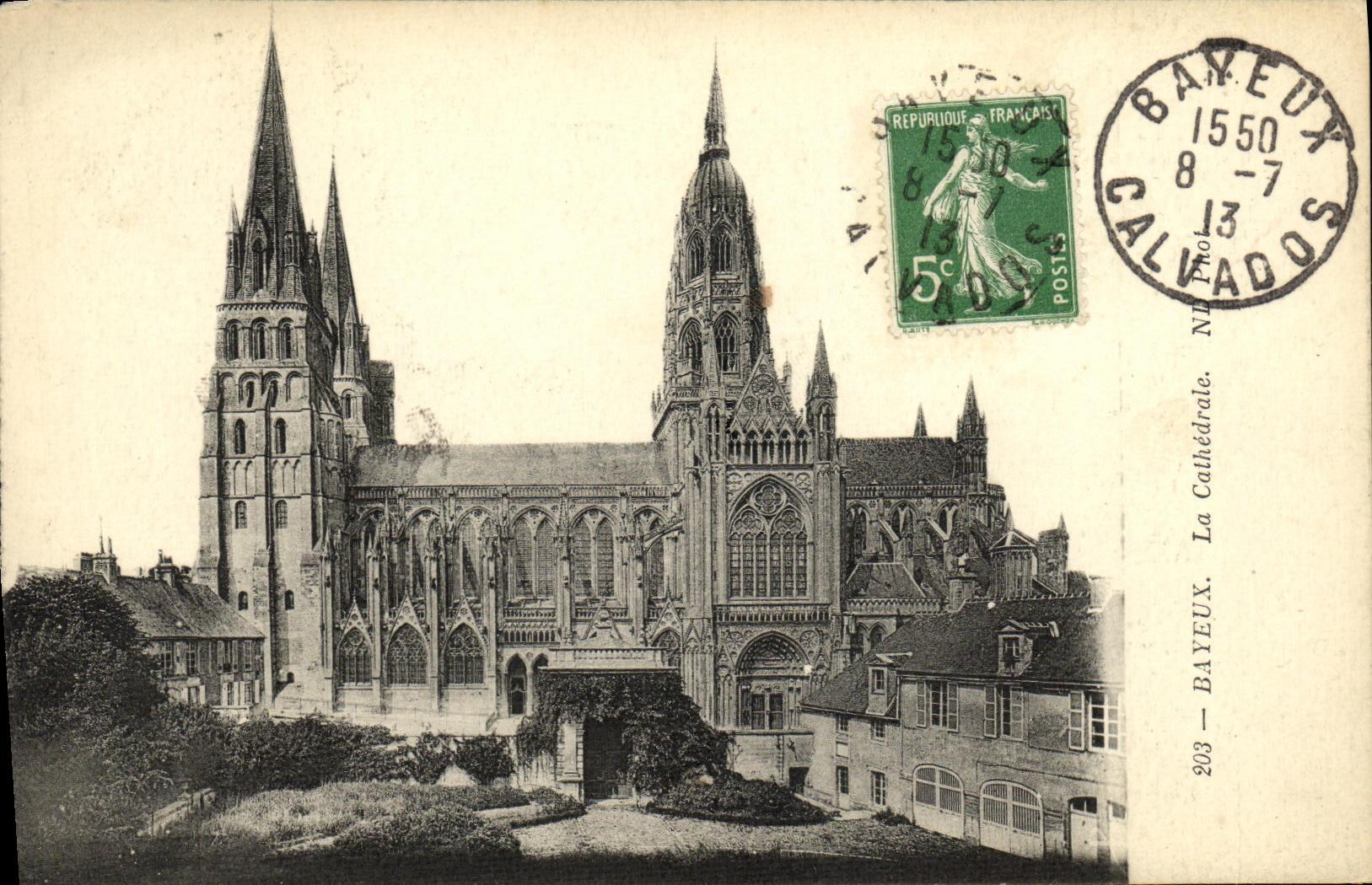 CPA Bayeux La Cathedrale